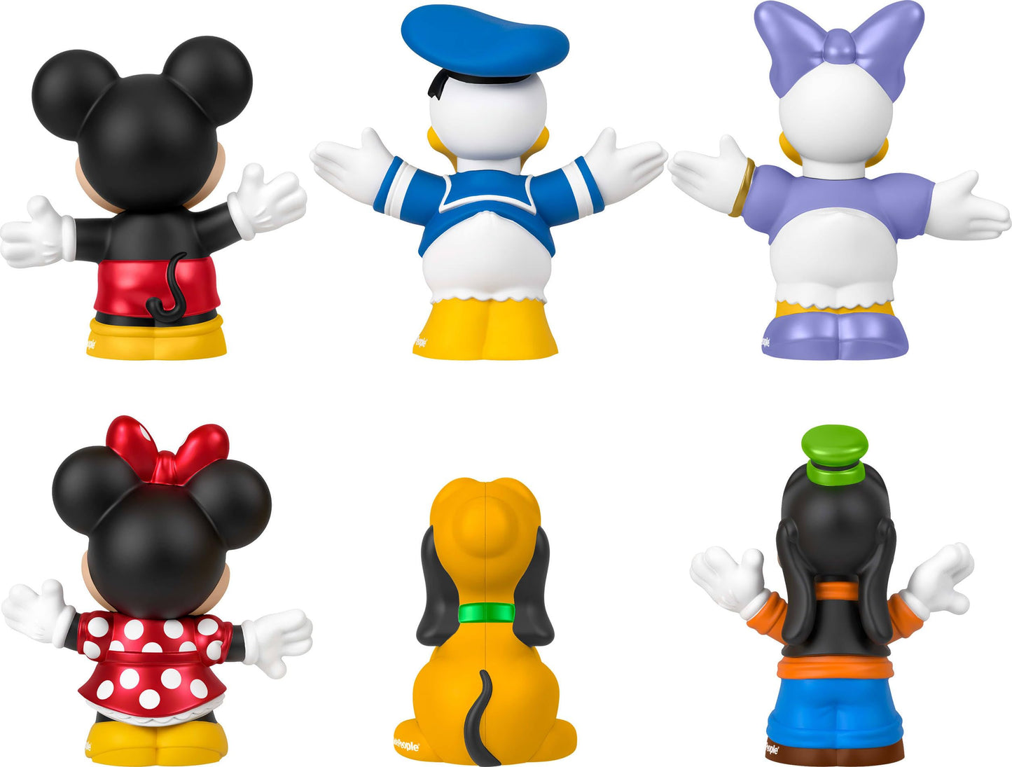 Fisher-Price Little People Toddler Toy Disney Mickey Mouse & Friends 6-Piece Figure Set for Preschool Pretend Play Kids Ages 18+ Months