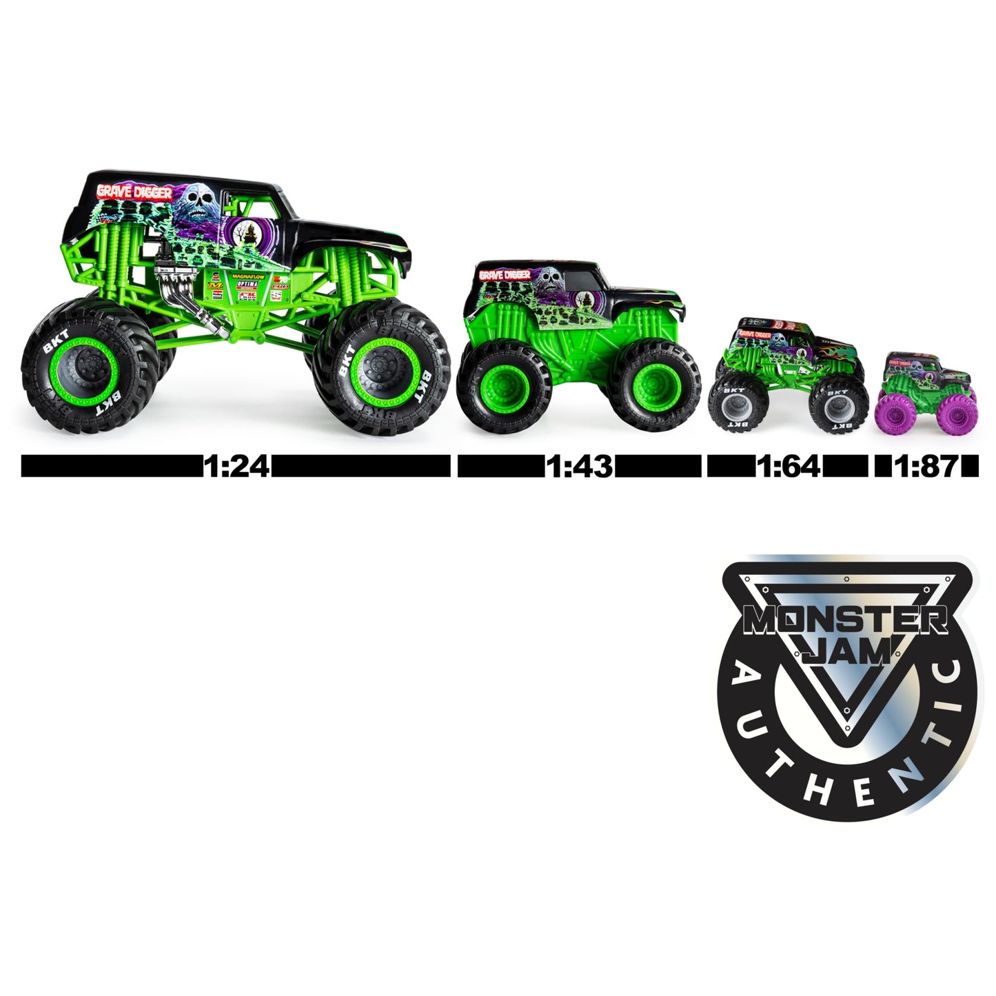 Monster Jam, Official El Toro Loco vs. Higher Education Color-Changing Die-Cast Monster Trucks, 1:64 Scale