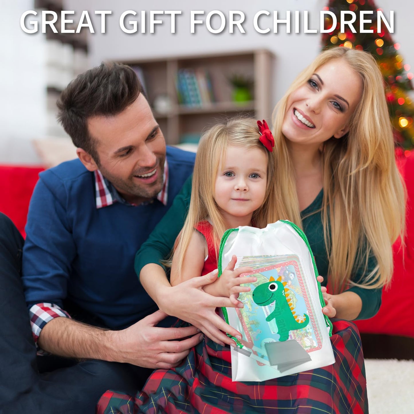 Elfew Search & Find Activity Book for Kids 3-8 | 24 Reusable Toddler Activities | Educational Travel Toy for Ages 4-6