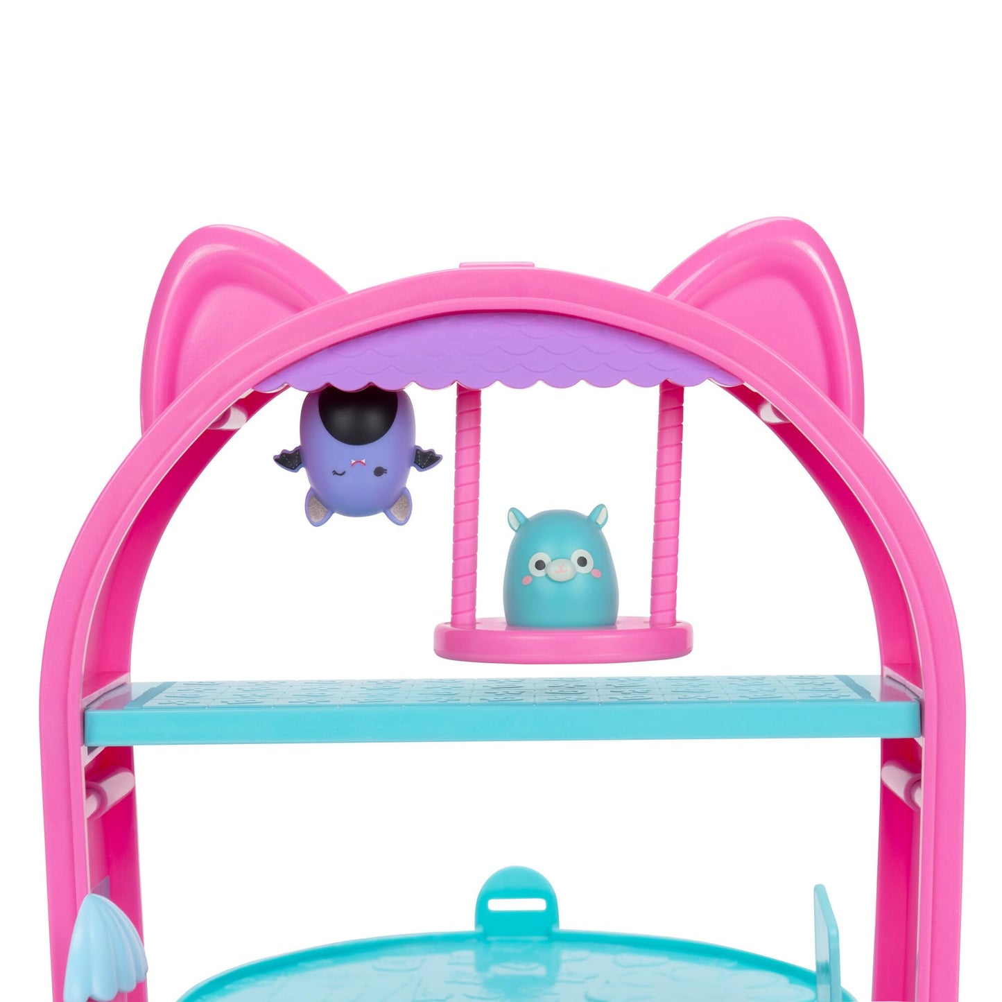 Squish-a-longs Party Pack On-The-Go Playset - Series 1 - Three 1” Mini-Squish with 9 Furnishings - Collect, Trade, & Play