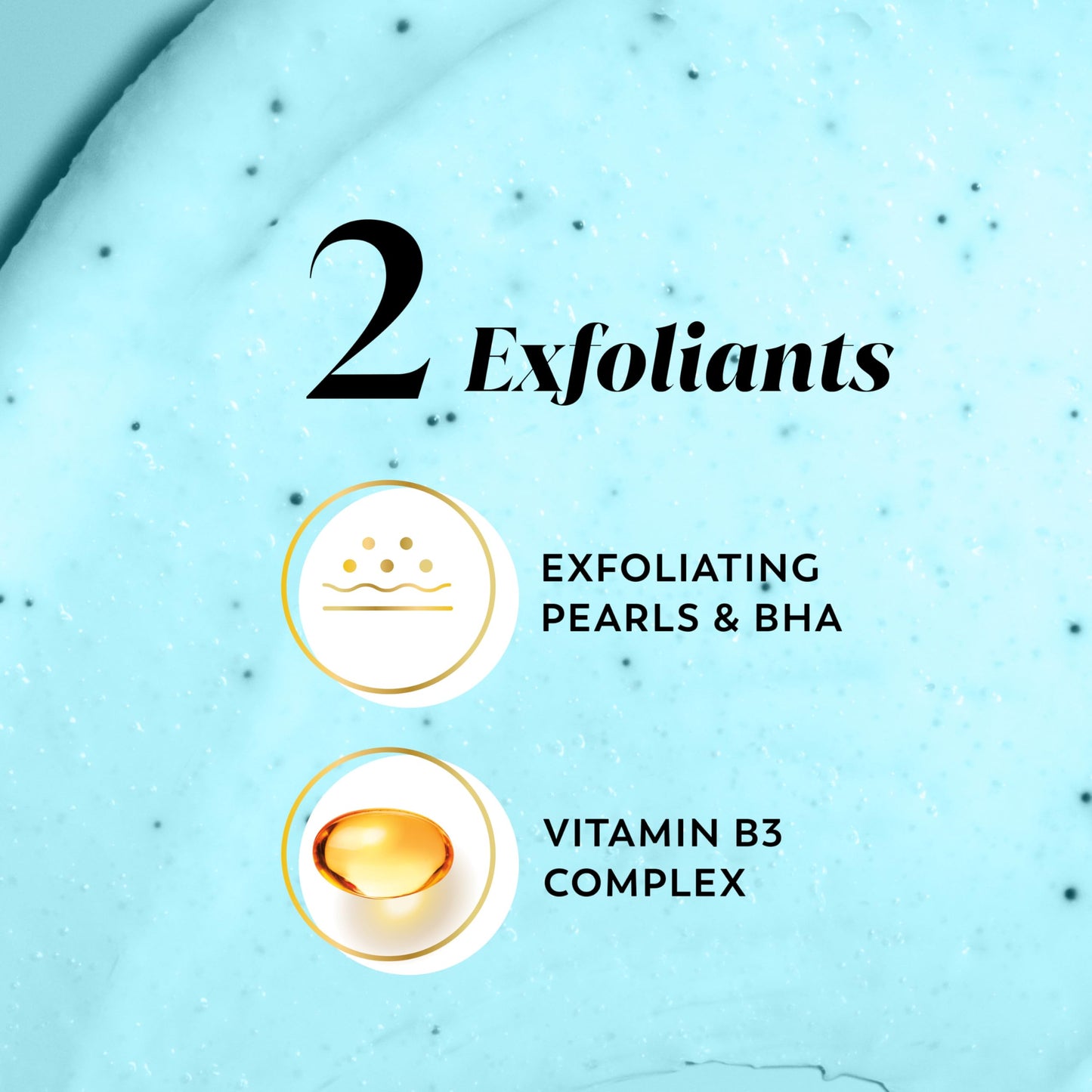 Olay Body Indulgent Mineral Scrub, Exfoliating & Massaging Pearls with BHA & Vitamin B3, Soft Nourishing Formula, Coconut & Guava, 11 oz