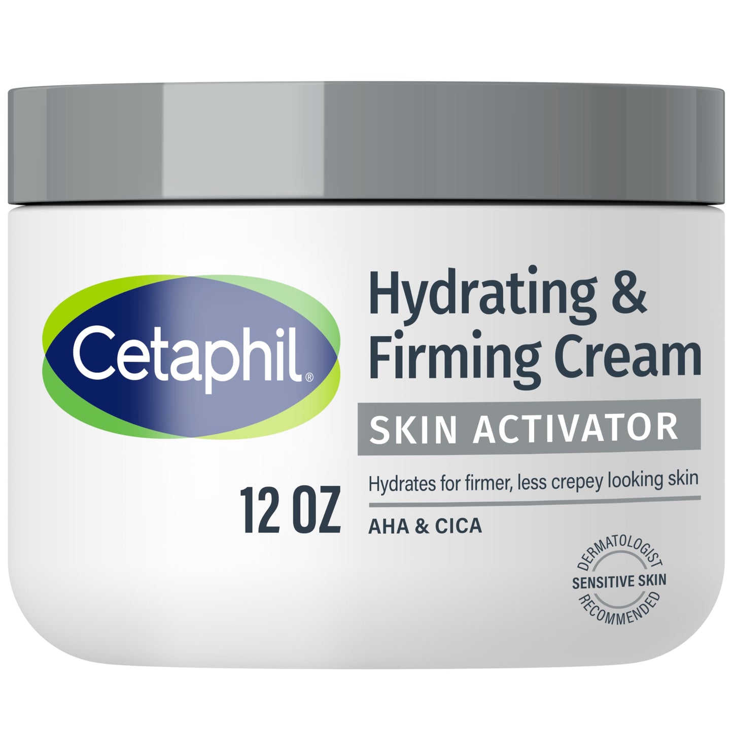 Cetaphil Skin Activator Hydrating & Firming Body Cream 12oz with Mandelic Acid & Centella Asiatica, Anti-Aging, Hydrates & Firms Skin