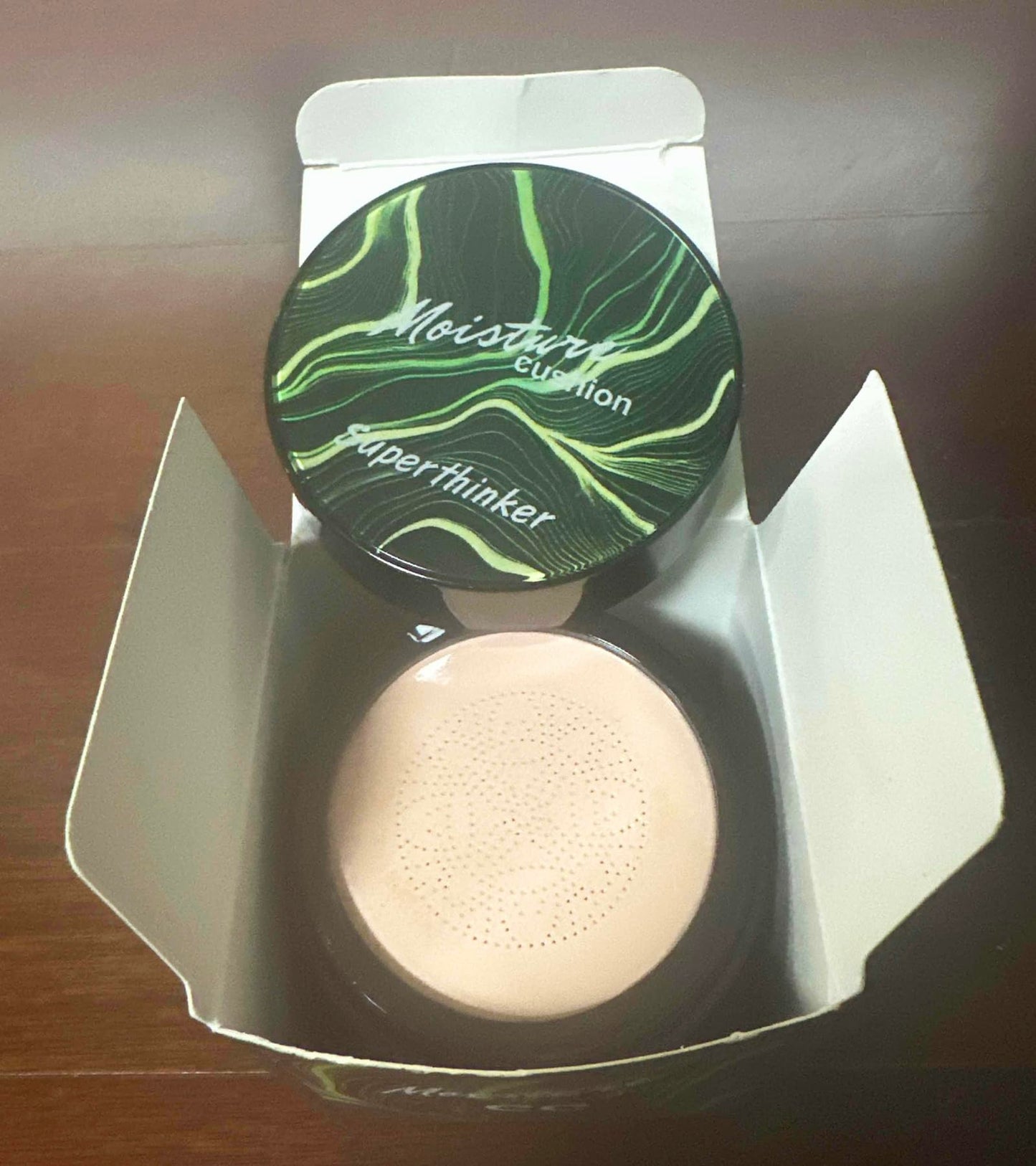 Air Cushion CC Cream Mushroom Head Foundation, Moisturizing BB Cream Makeup Long Lasting Matte Concealer (Natural)