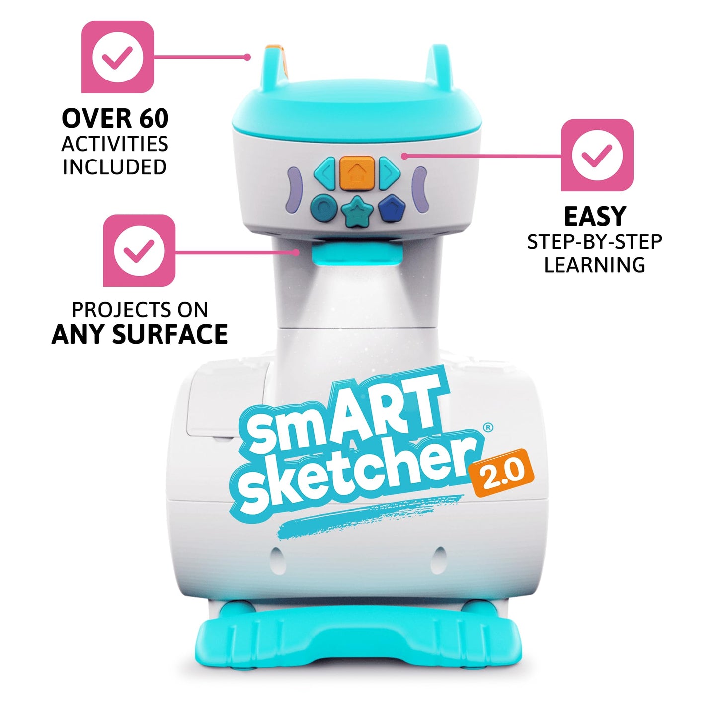 Flycatcher Smart Sketcher 2.0 Projector – Kids Drawing & Tracing Toy, Educational Art & Craft Gift for Boys & Girls Ages 5+
