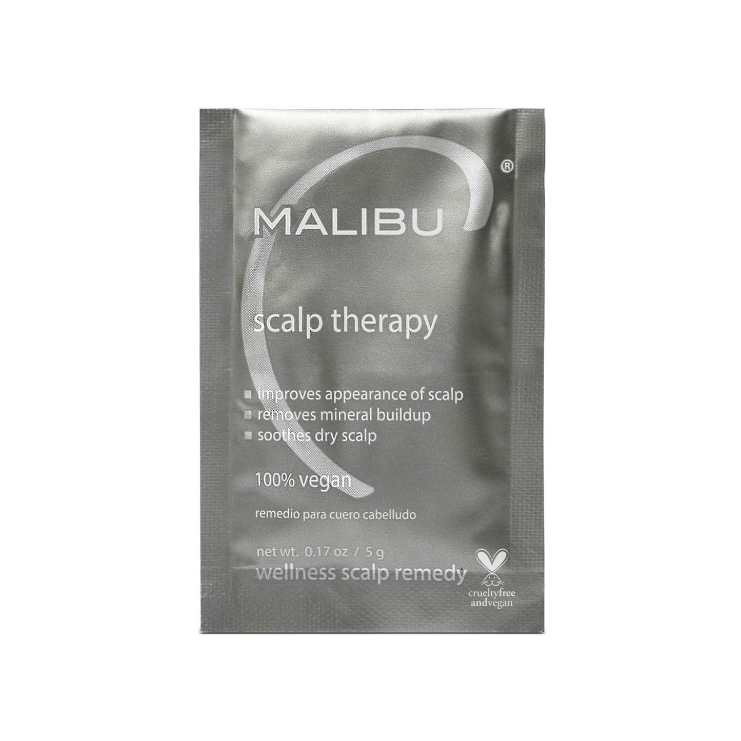 Malibu C Scalp Therapy Wellness Remedy Packet – Soothes & Moisturizes Dry Scalp, Restores Balance & Manageability with Vitamin C & Zinc Gluconate