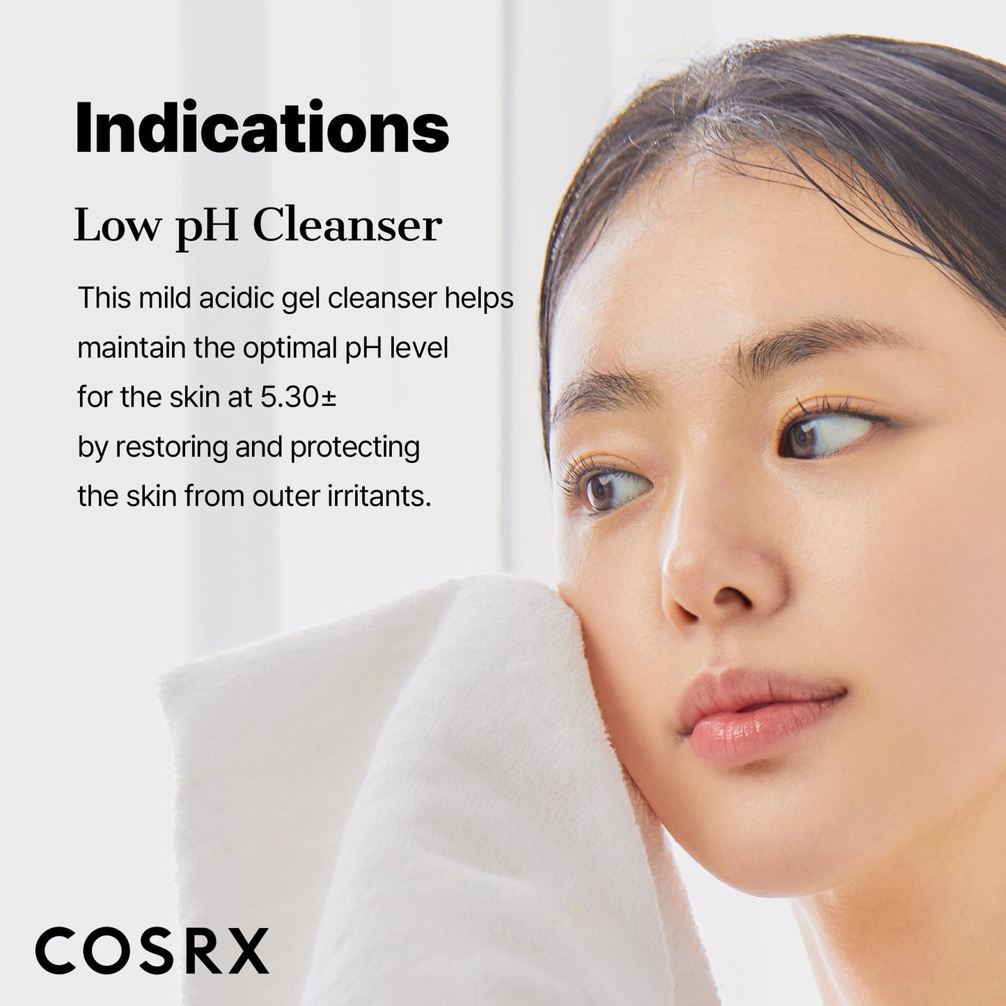 COSRX Low pH Good Morning Gel Cleanser 5.07 fl oz – Mild Daily BHA Face Wash, PH-Balancing, Korean Skincare for Sensitive Skin