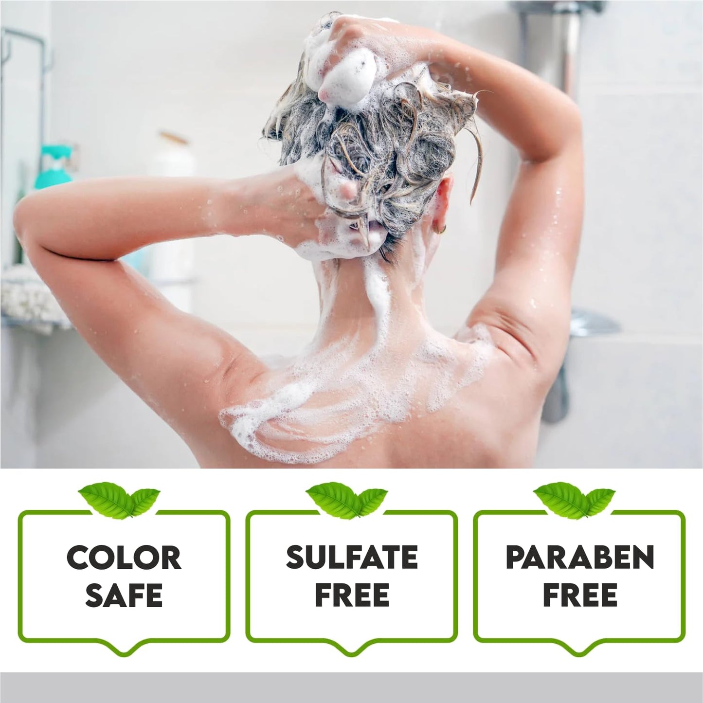 Castor Oil Shampoo & Conditioner Set – Anti Hair Loss & Thinning, Thickening Formula for Hair Regrowth, Sulfate Free, Anti Dandruff, 16 oz