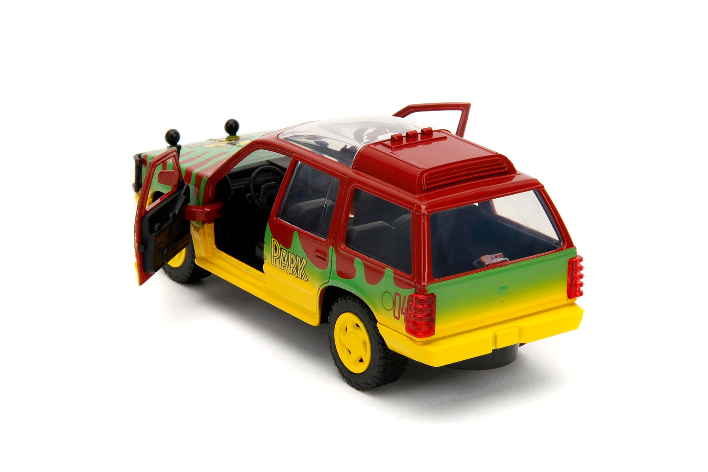 Jada Jurassic Park 1:32 1993 Ford Explorer Die-Cast Car, Toys for Kids and Adults