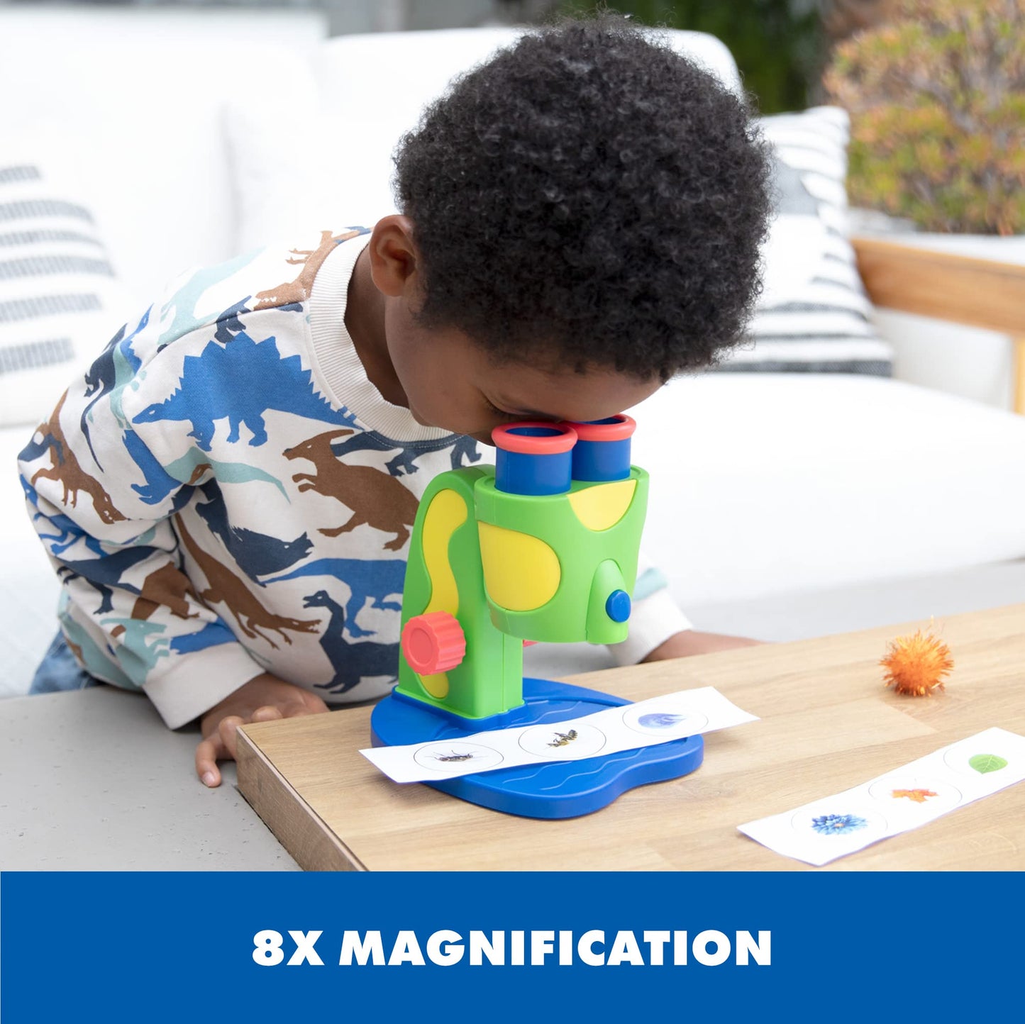 Educational Insights GeoSafari Jr. My First Kids Microscope Toy, Preschool Science, STEM Toy, Classroom Must Haves, Ages 3+