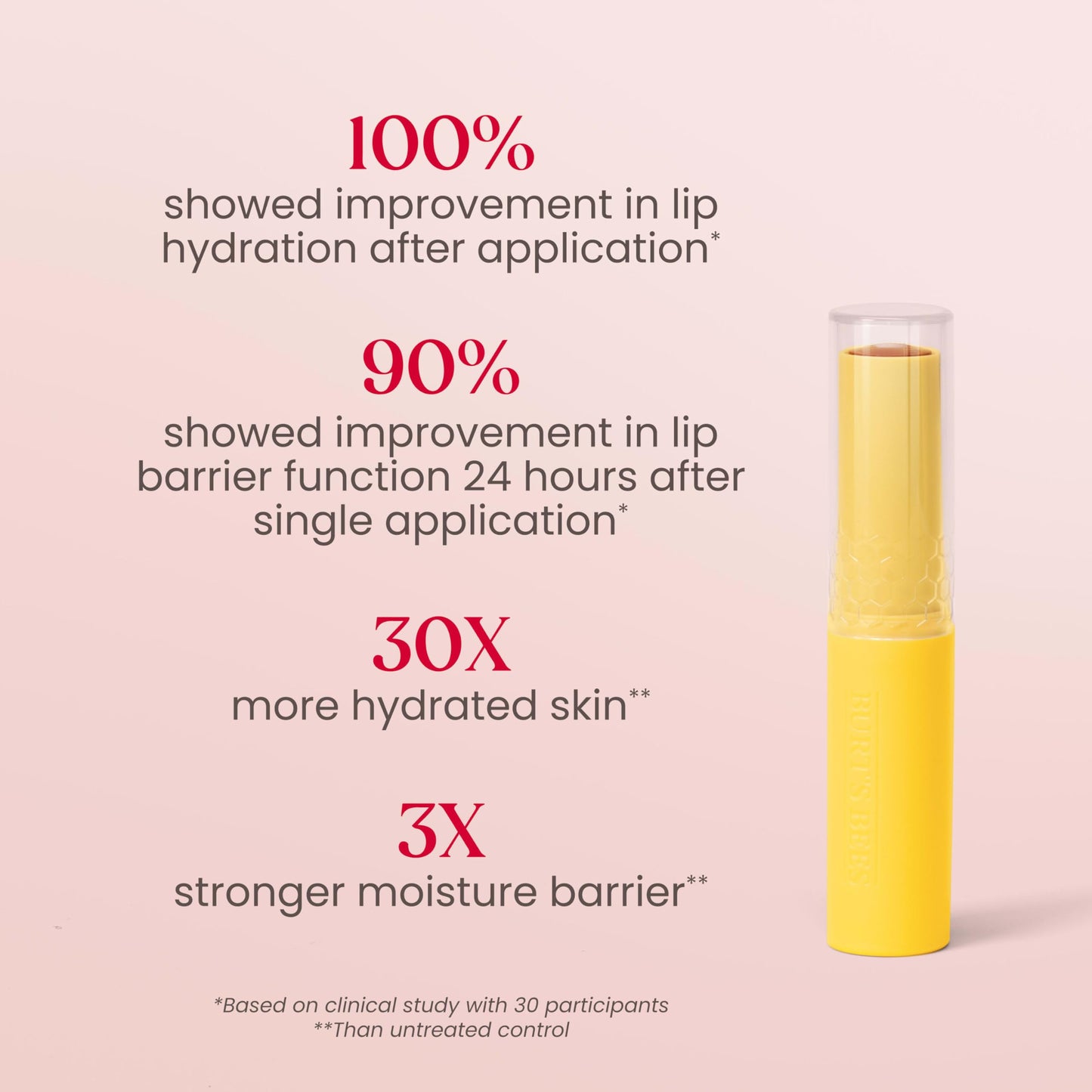 Burt’s Bees Tinted Boosted Balm, Misty Mauve – 24H Hydrating Lip Moisturizer with Natural Beeswax, 100% Natural Origin, Stocking Stuffer, 0.16 oz