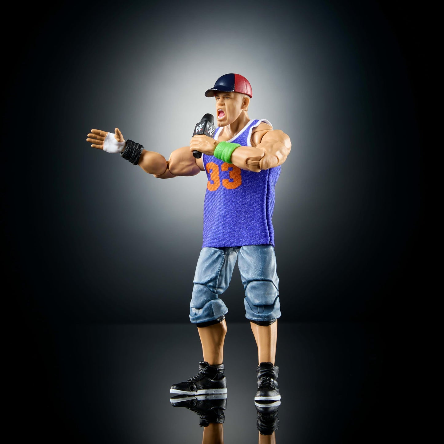 Mattel WWE Ultimate Edition John Cena 6-inch Action Figure & Accessories Set, 10+ Pieces Include Swappable Heads & Hands (Amazon Exclusive)