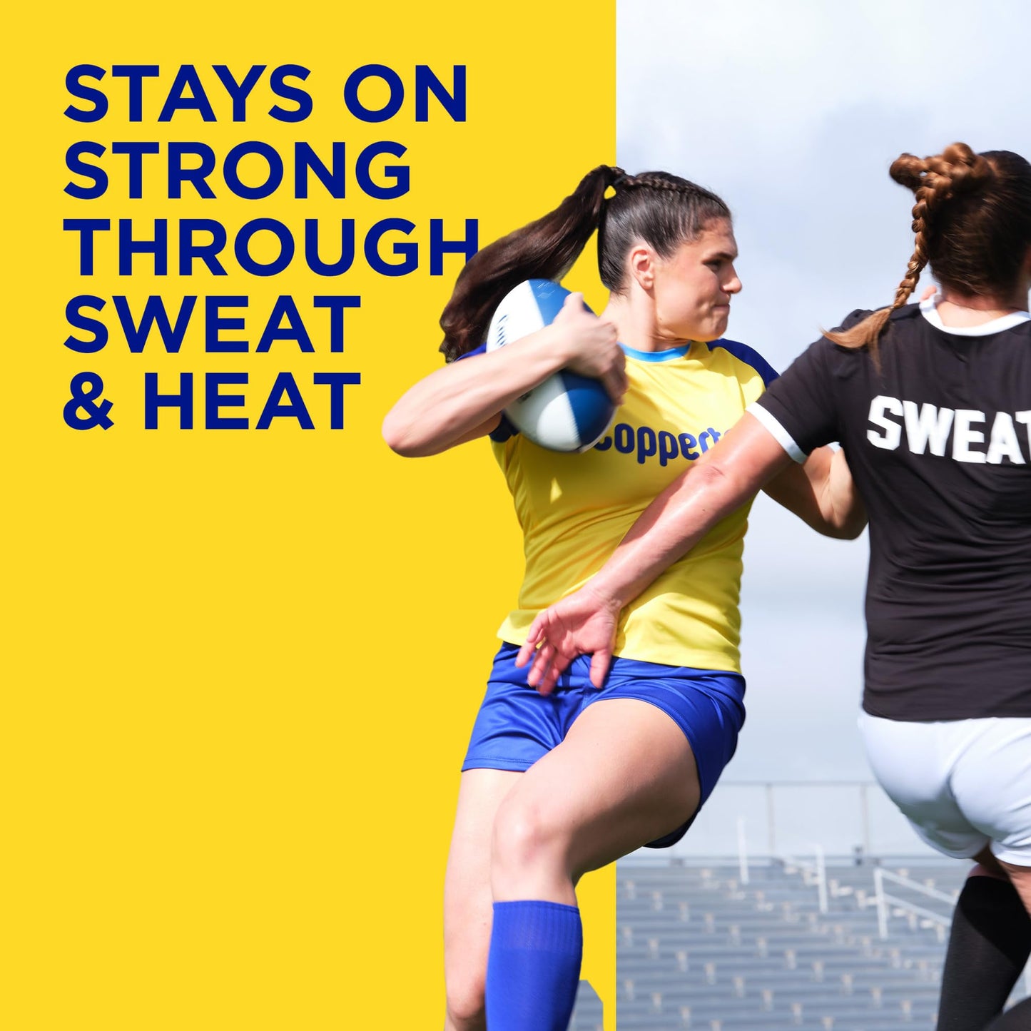 Coppertone Sport SPF 50 Sunscreen Spray, Sweat & Water Resistant, Oxybenzone-Free, Lightweight Sunblock, 5.5oz, Pack of 3