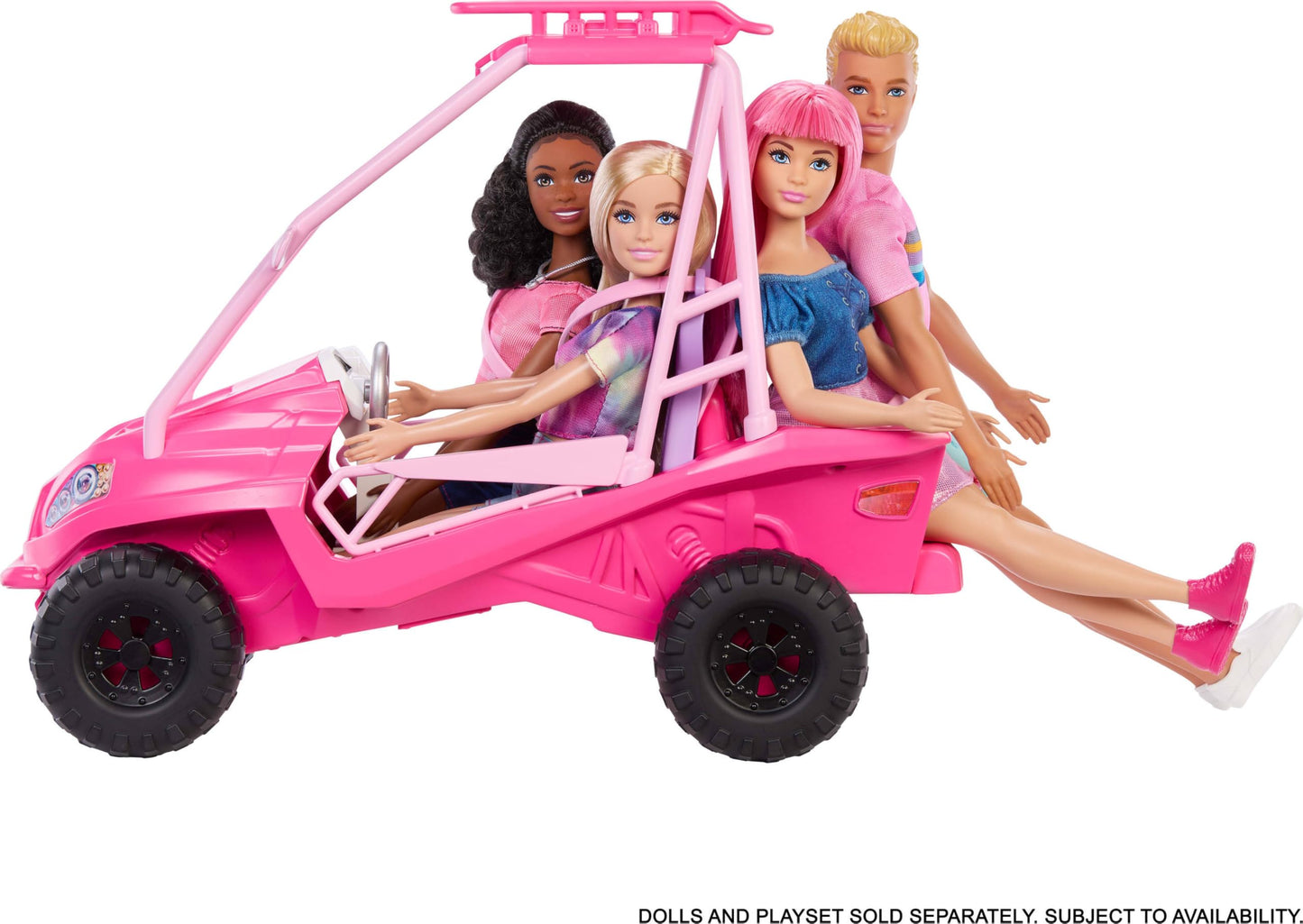 Barbie Mysteries: Beach Detectives Playset with Beach Buggy Toy Car & 10+ Accessories, Including Beach Chair & Towel