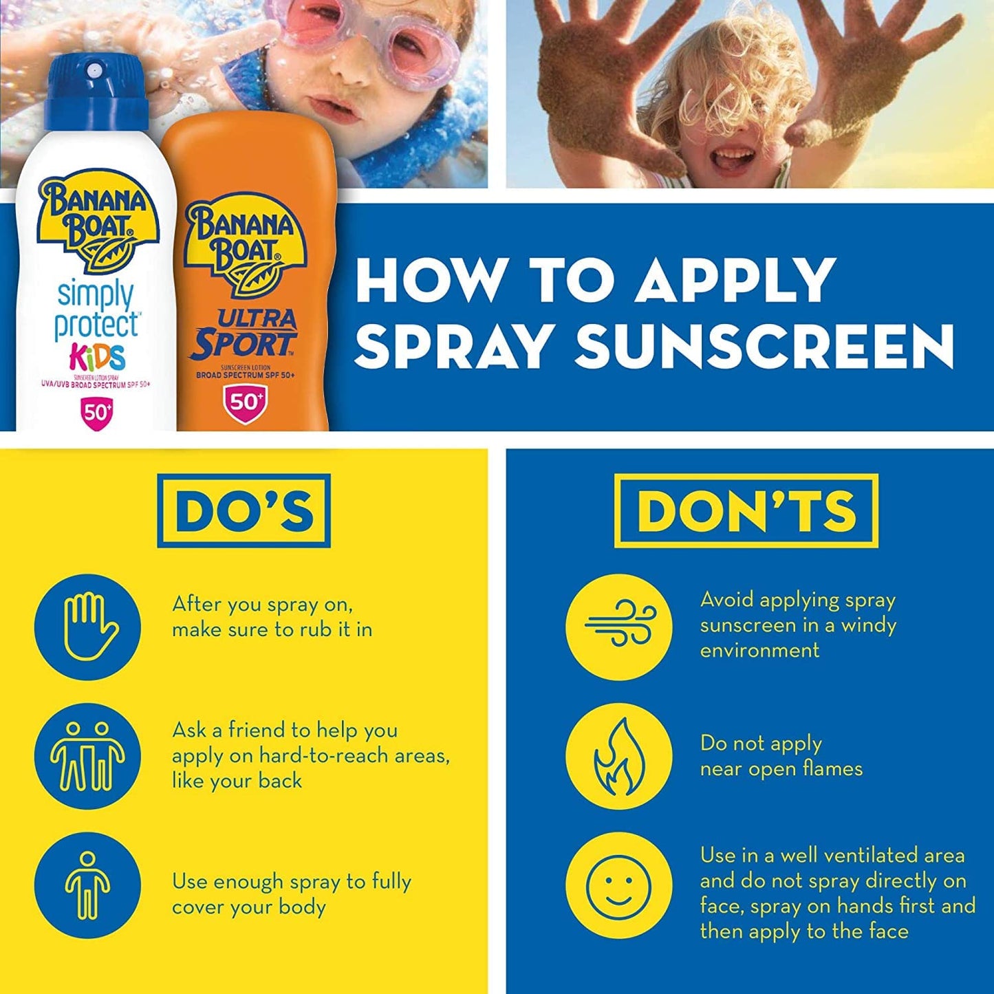 Banana Boat Kids Max Protect & Play Broad Spectrum Sunscreen SPF 100 4 oz