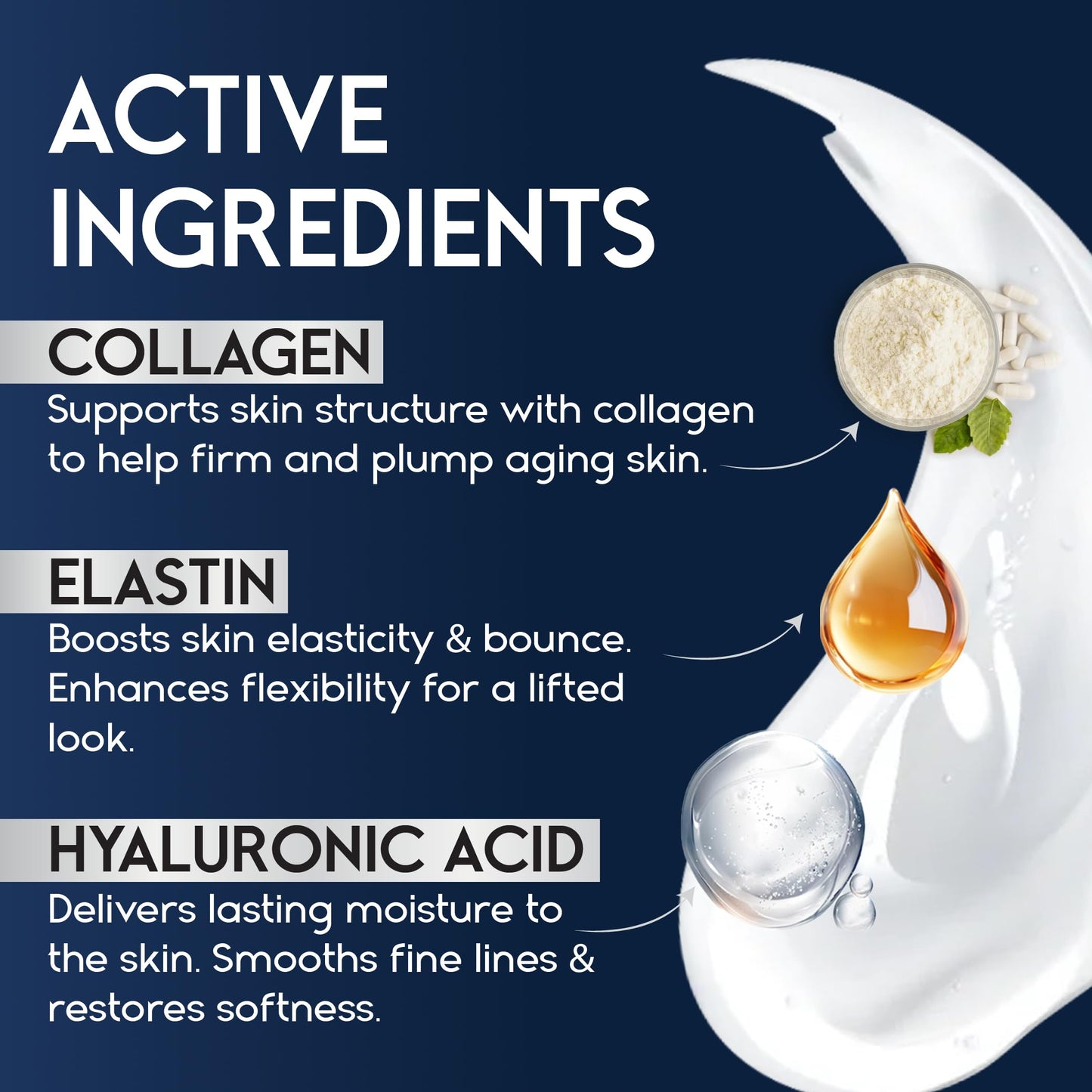 Neck & Chest Firming Cream for Women – Tightens Sagging Skin, Reduces Wrinkles, Collagen & Hyaluronic Acid Treatment