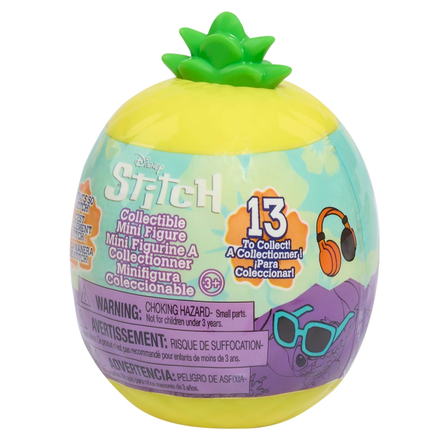 Disney Stitch That’s So Stitch Collectible Figures Series 2 (2-Pack), Mystery 2-inch Figurine, Blind Capsule, Kids Toys for Ages 3 Up by Just Play