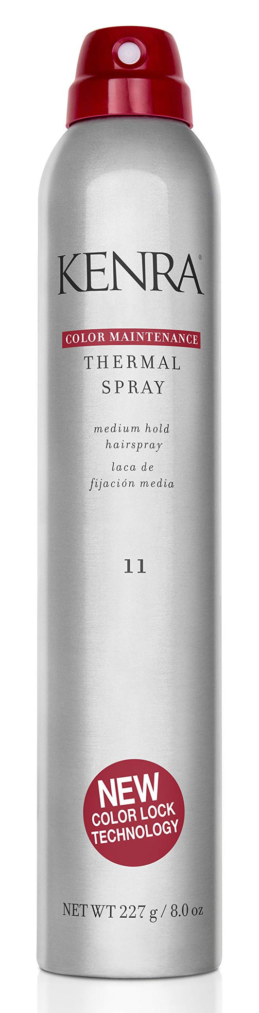 Kenra Professional Color Maintenance Thermal Spray 11 | Color Protection Hairspray | All Hair Types | 8 oz (Pack of 1)