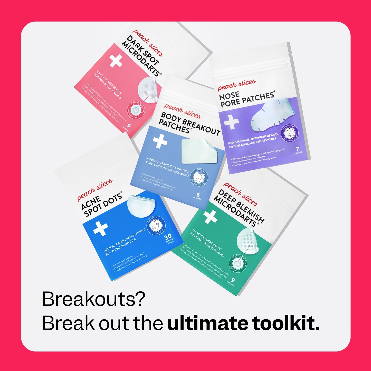 Peach Slices Nose Pore Patches – Medical-Grade Hydrocolloid, Targets Pimples & Oil, Overnight Skincare, Vegan & Cruelty-Free, 7 Ct