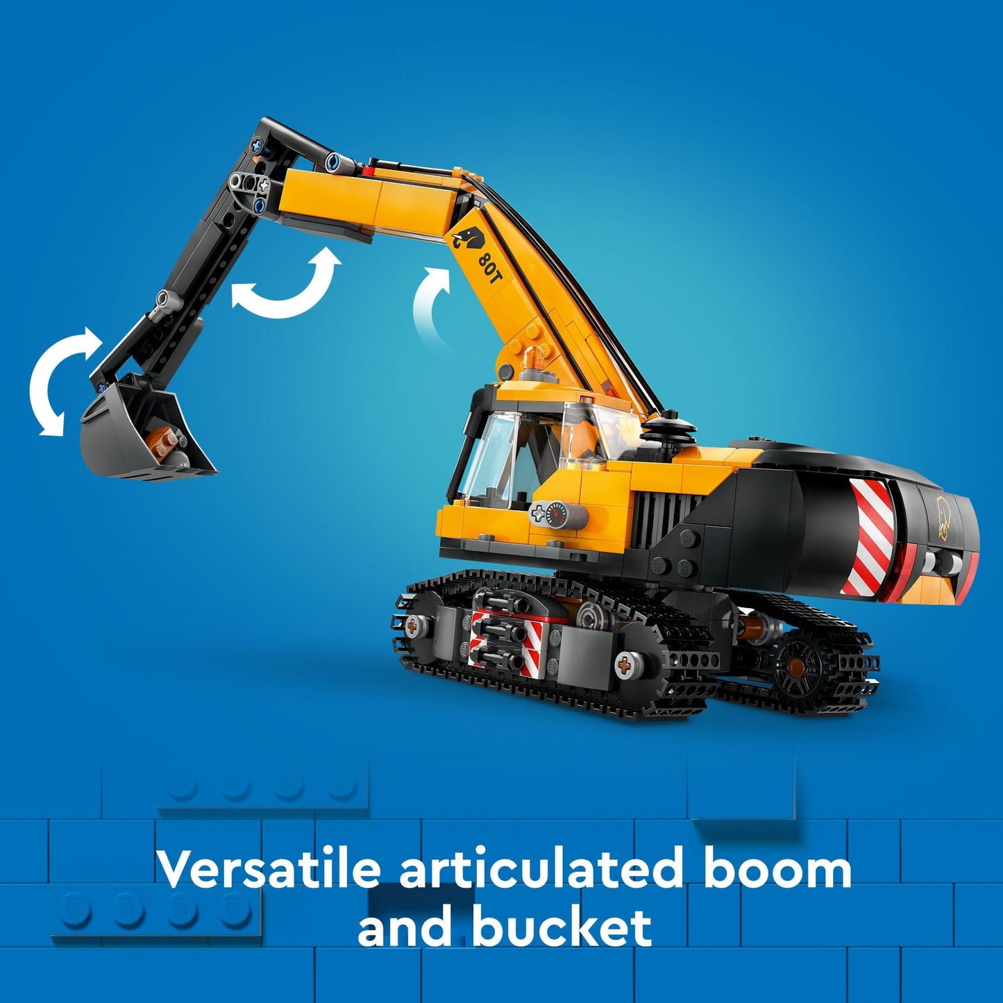 LEGO City Construction Excavator Toy 60420 - Building Set with Minifigures, Functional Truck for Kids 8+ | Birthday & Holiday Gift
