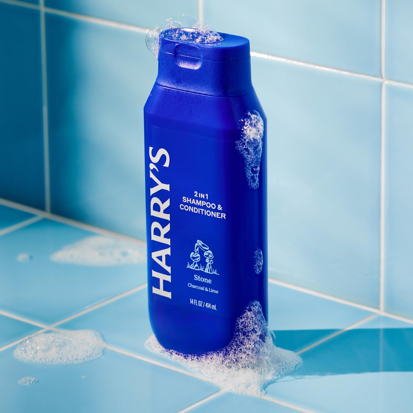 Harry's Men's 2 in 1 Shampoo and Conditioner for All Hair Types - New Stone Scent - (3 Pack) 14 fl oz - No Parabens or Sulfates