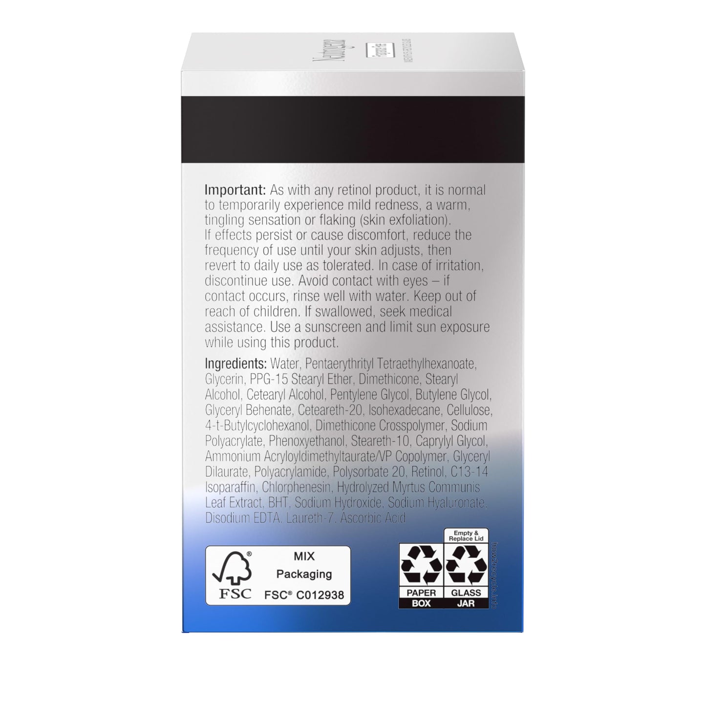 Neutrogena Retinol Pro+ Night Moisturizer – Rapid Wrinkle Repair Anti-Aging Cream for Face & Neck, Fragrance-Free, 1.7 oz