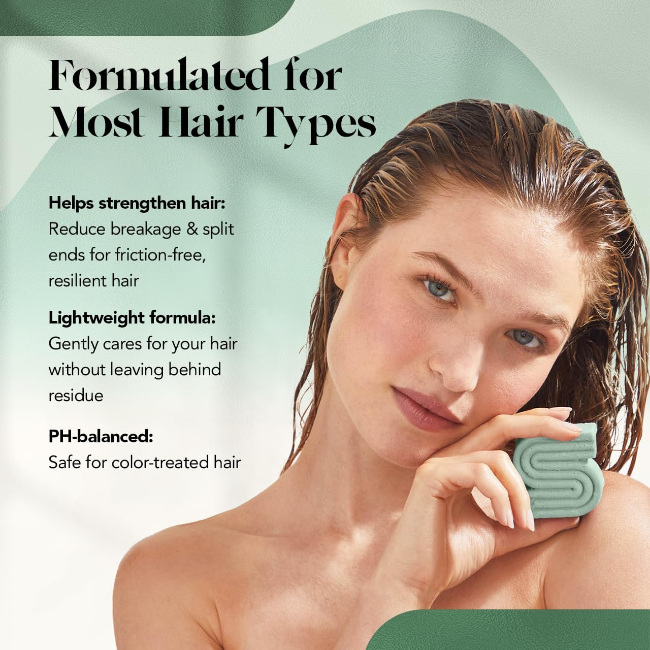 Kitsch Rosemary & Biotin Shampoo Bar 3.2 oz – Hair Growth, Strengthening & Volumizing Shampoo for Women & Men, Sulfate & Paraben Free, Made in USA