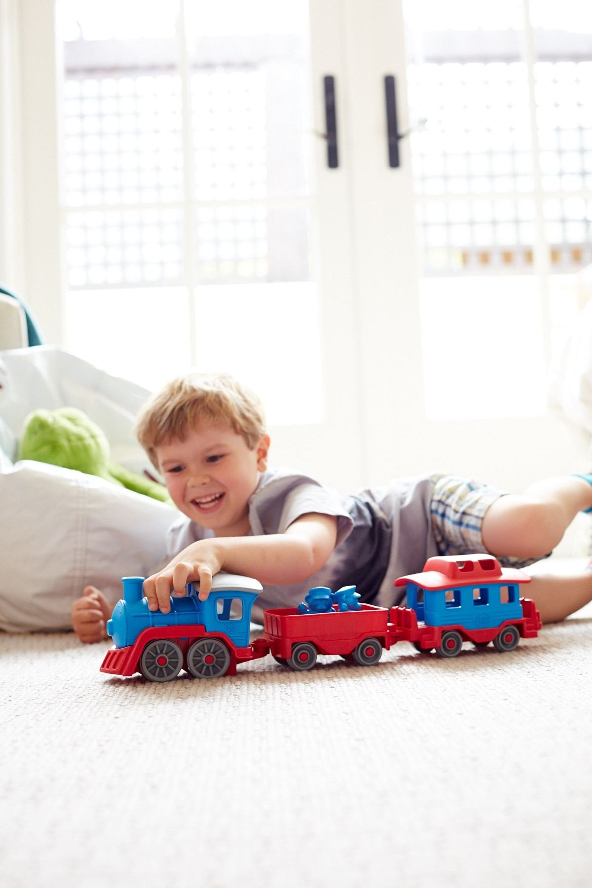 Green Toys Train - Blue