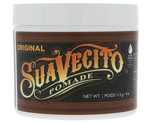 Suavecito Pomade Original Hold 4 oz – Medium Shine, Water-Based Hair Pomade for Men – All-Day Hold, Flake-Free & Easy to Wash Out