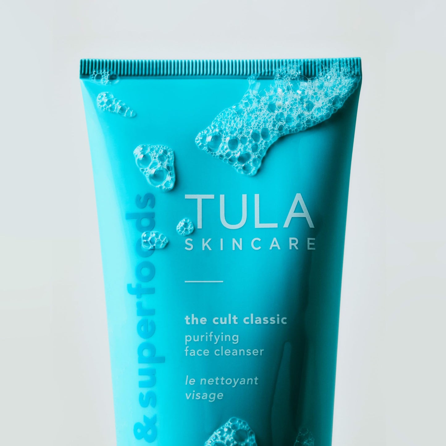 TULA Skin Care Cult Classic Purifying Face Cleanser - Jumbo, Gentle and Effective Face Wash, Makeup Remover, Nourishing and Hydrating, 11.8 oz.