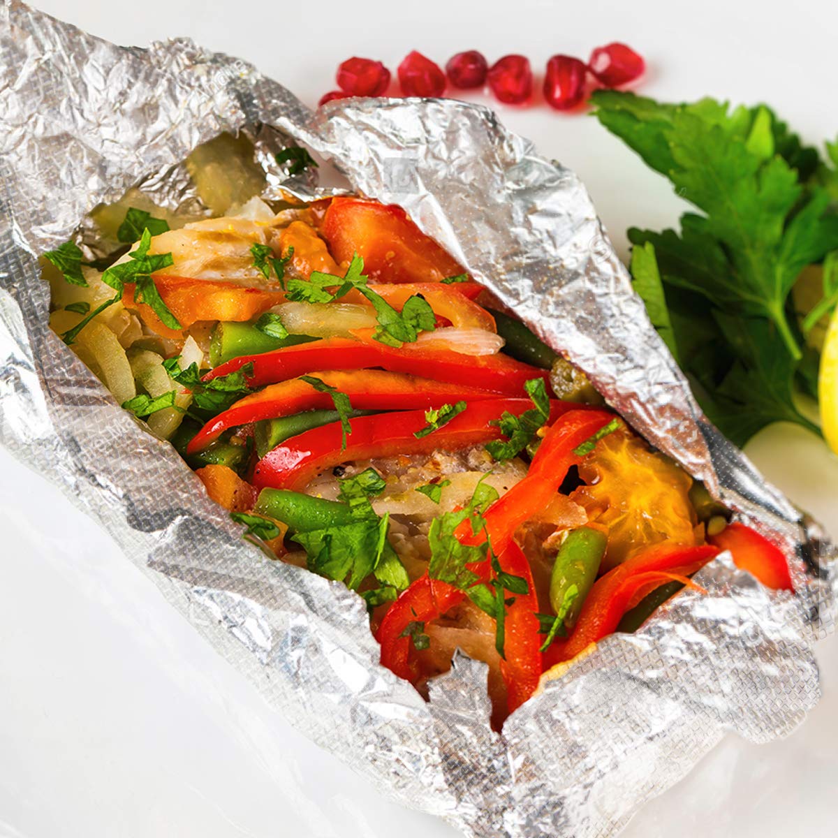 ForPro Embossed Aluminum Foil Sheets 500S – 500 Count Pop-Up Dispenser, 5"x10.75", for Hair Coloring, Highlights & Food Safe Use