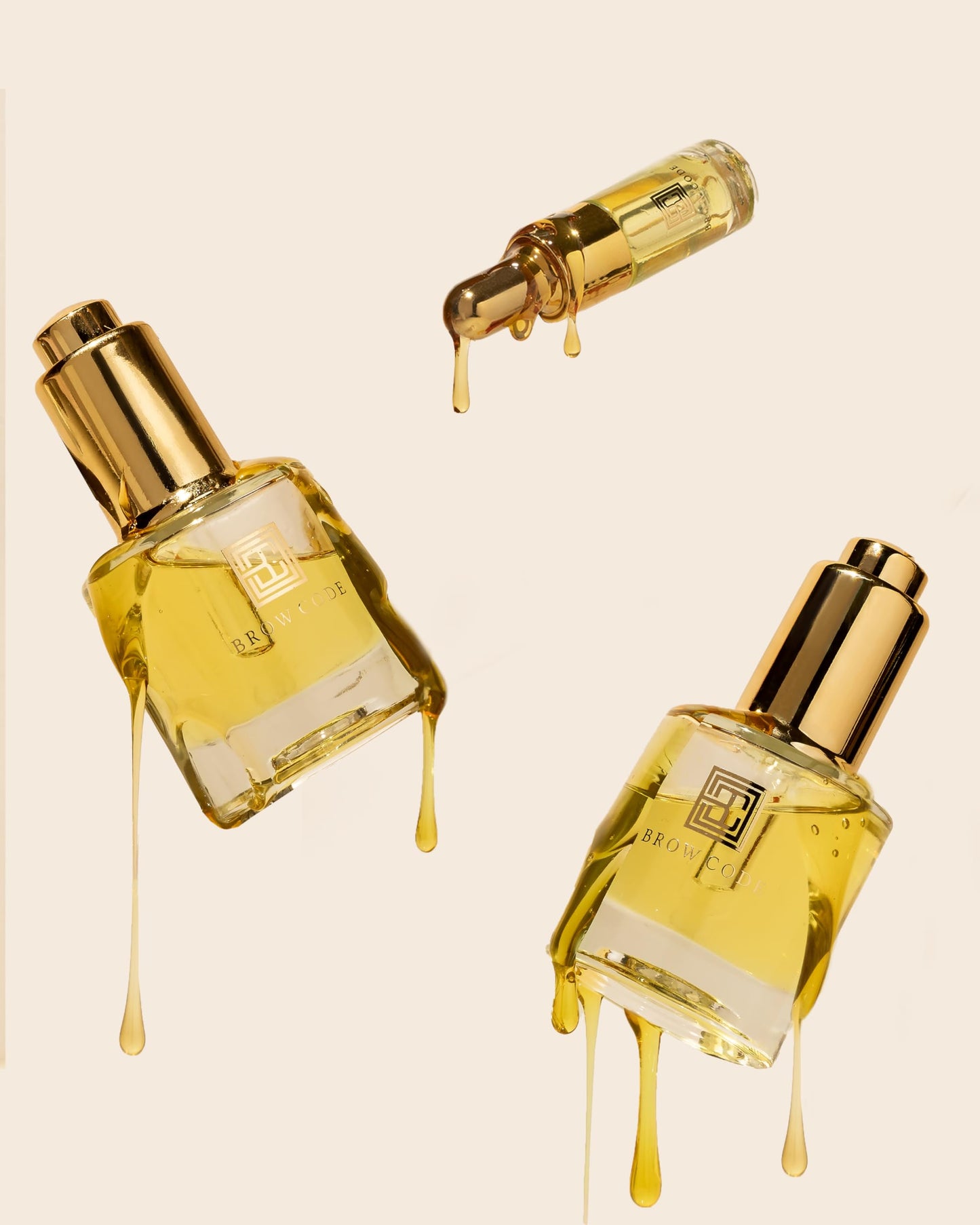 Brow Code GOLD Nourishing Eyebrow Growth Oil (5ml) – Enriched w/ 5 Advanced Botanicals – Brow Oil for Growth