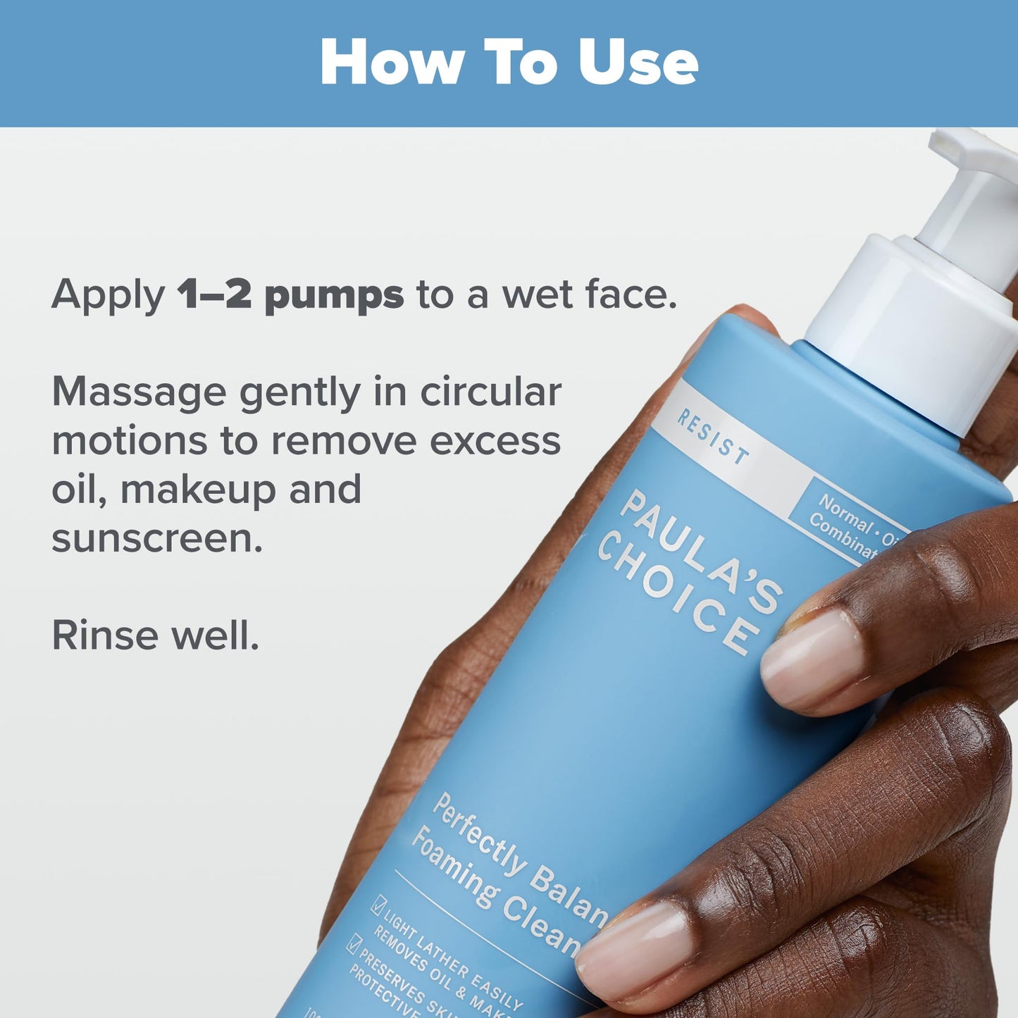 Paula's Choice RESIST Foaming Facial Cleanser – Hyaluronic Acid & Aloe, Anti-Aging, Large Pores & Oily Skin, Fragrance-Free, 6.4 oz