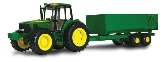 1/16 John Deere Big Farm 6930 Tractor with Wagon Imaginative Play for Babies