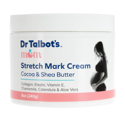 Dr. Talbot's Mom Stretch Mark Cream - Made With Cocoa and Shea Butter - Postpartum Care for Moms - 8 oz