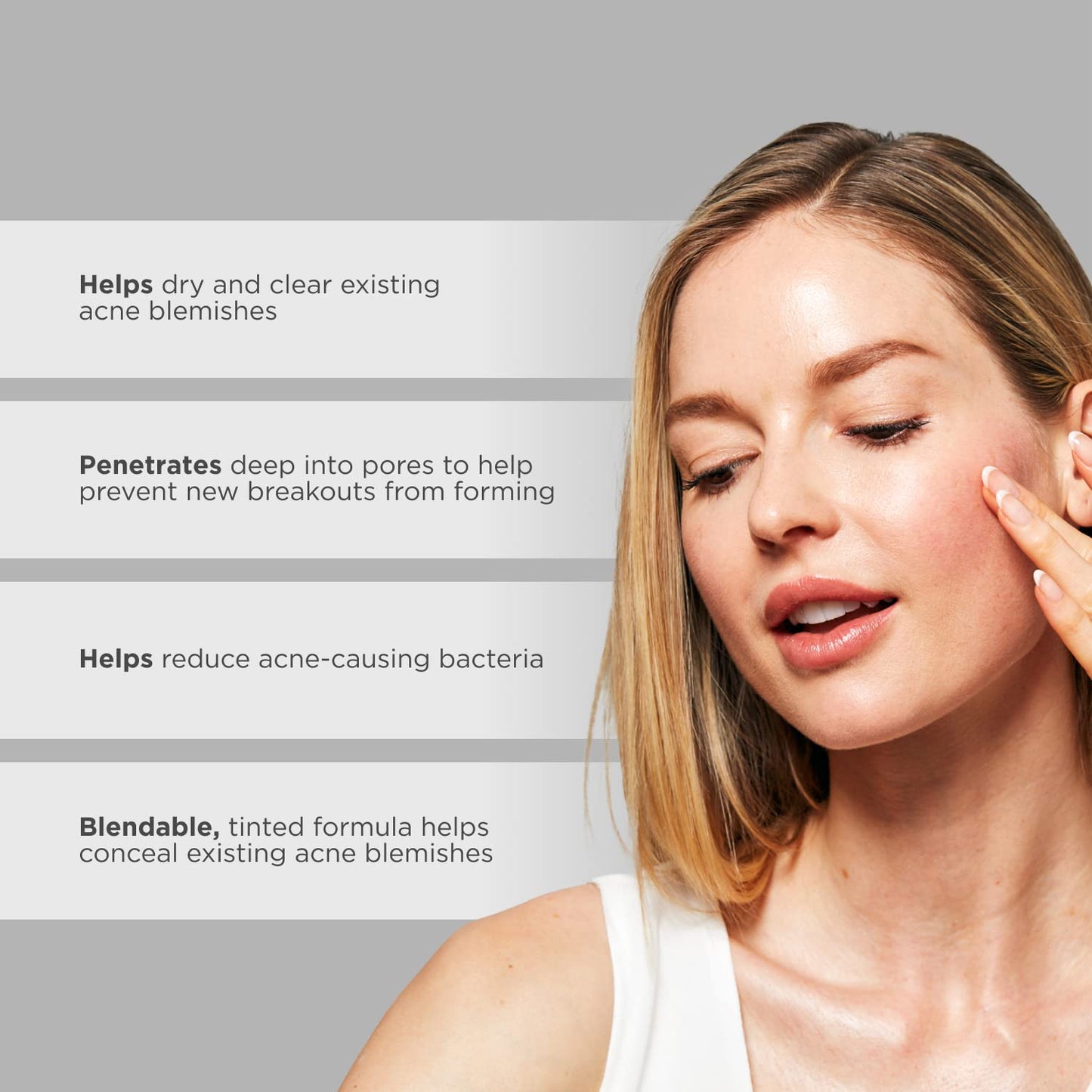 Glytone Acne Tinted Spot Treatment – 8% Sulfur & 2% Resorcinol Acne Cream, Fast-Acting Blemish Treatment & Concealer, 1 fl oz