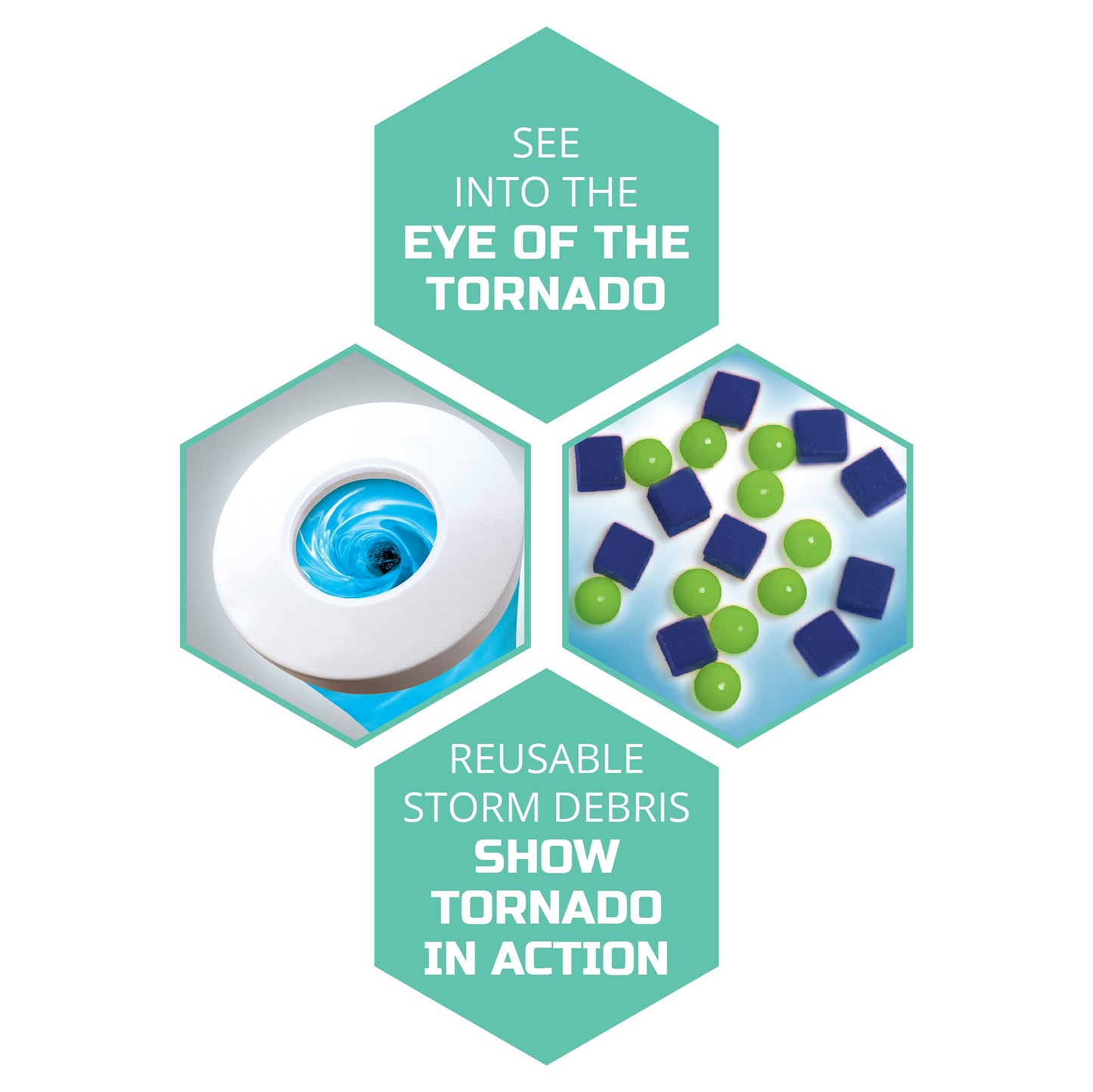 Discovery™ Tornado Lab STEM Kit – 5-Speed Cyclone Controller Science Experiment Set for Kids Ages 6+, Fun & Educational Learning Toy for Boys & Girls