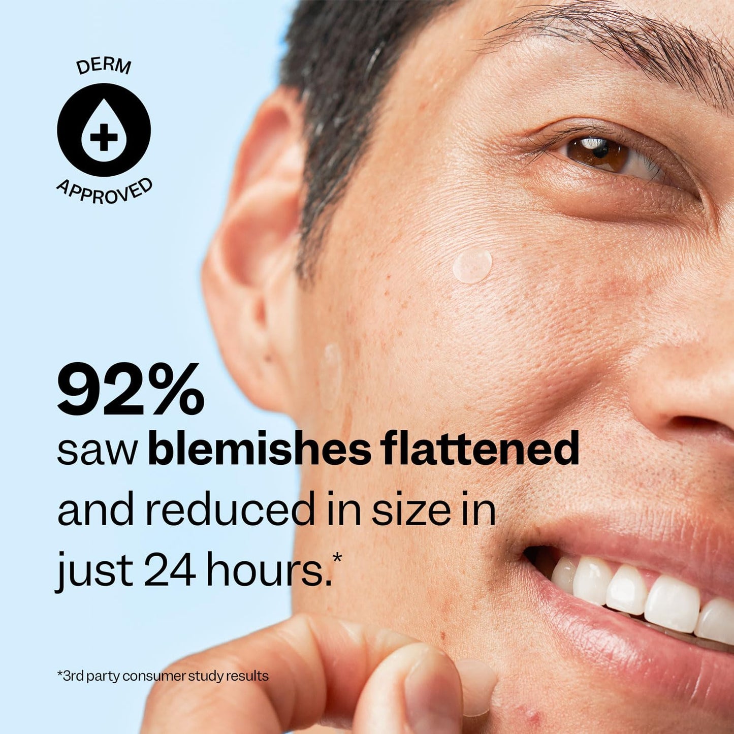 Peach Slices Acne Spot Dots – Hydrocolloid Pimple Patches for Zits & Blemishes, Vegan & Cruelty-Free, 3 Sizes, 30 Ct