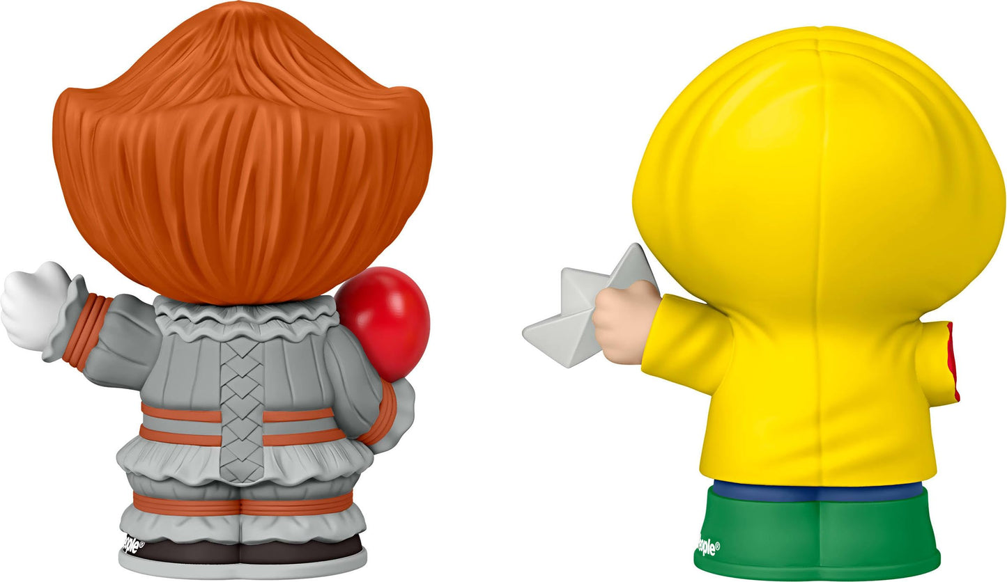 Little People Collector IT Movie Special Edition Set for Horror Fans, Pennywise & Georgie Figures in a Display Package  (Amazon Exclusive)