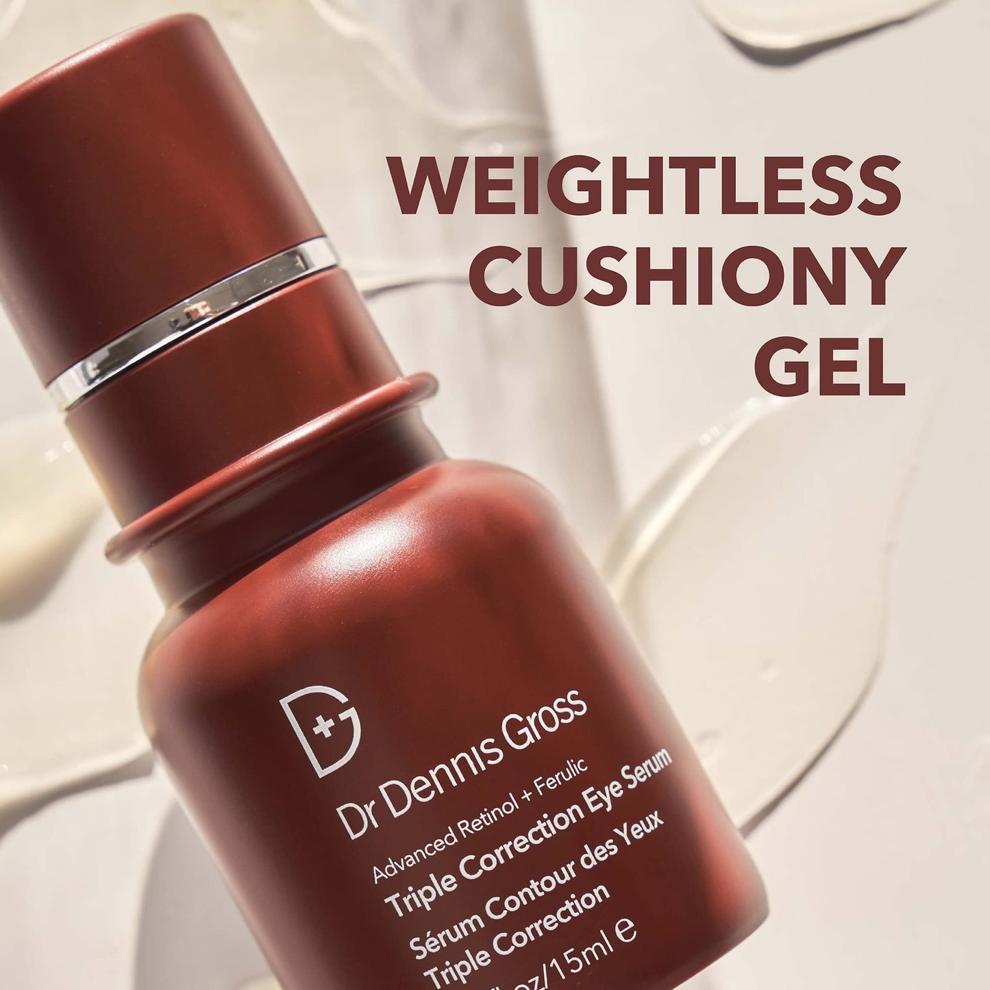 Dr. Dennis Gross Advanced Retinol + Ferulic Eye Serum – Reduces Dark Circles, Puffiness & Wrinkles for Smoother, Youthful Eyes, 0.5 oz