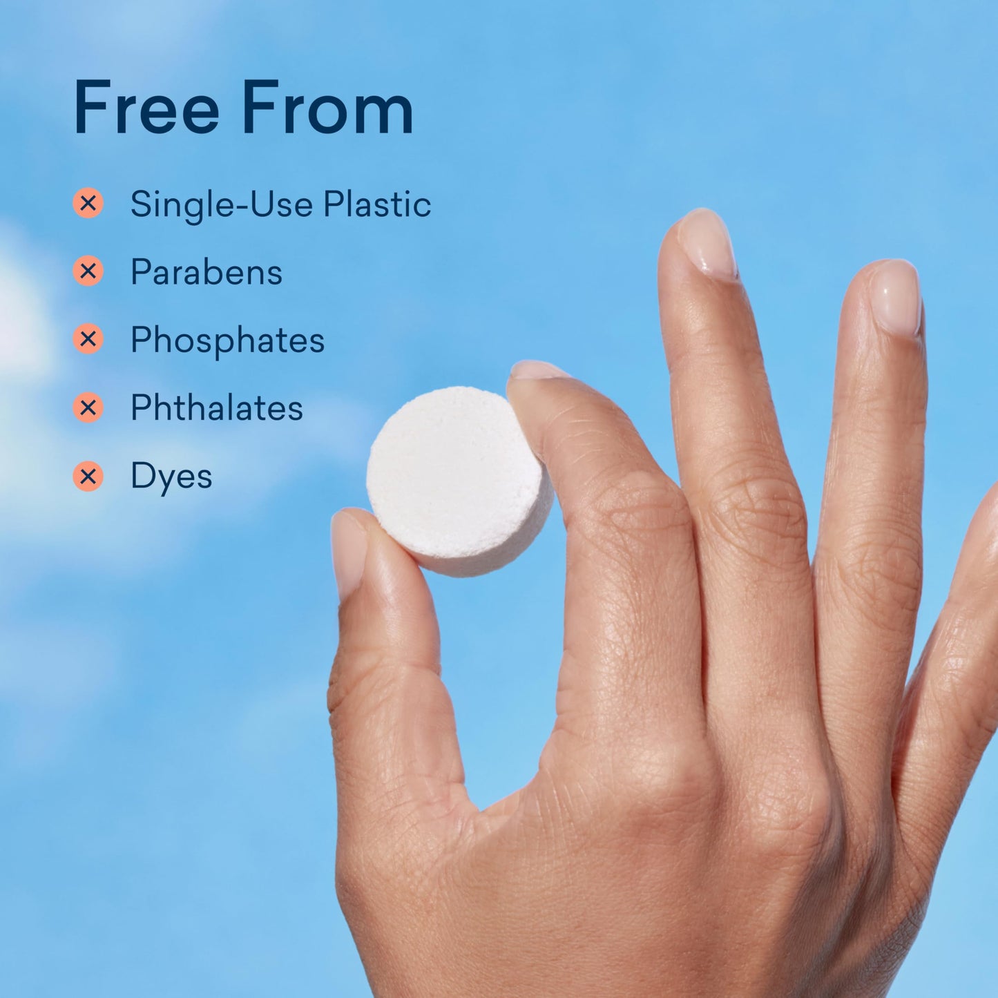 BLUELAND Foaming Hand Soap Refill Tablets, 4-Pack, Variety Pack Scents, Eco Friendly Cleaning Products, 4 x 9 Fl oz