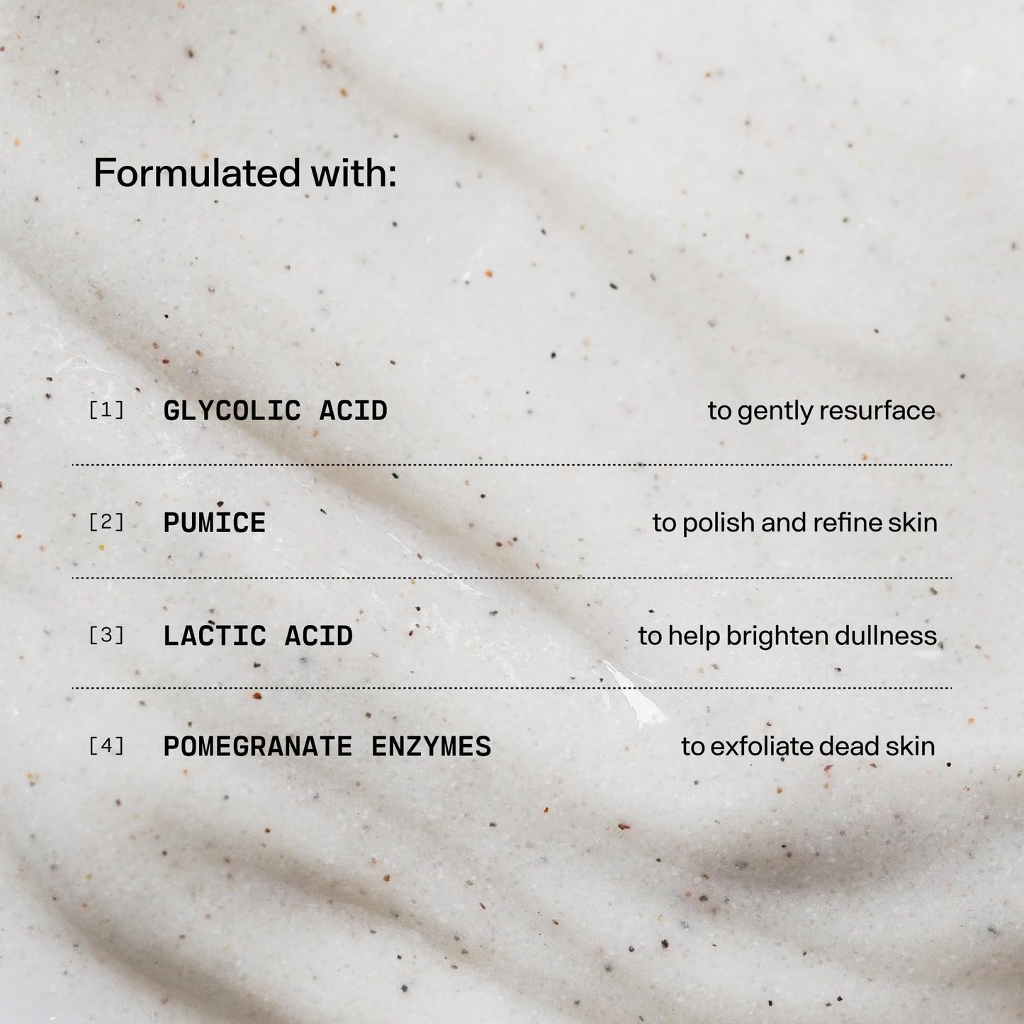 Versed Buff It Out AHA Body Scrub & Mask – Lactic & Glycolic Acid Exfoliant with Microfine Pumice, Smooths Dry Bumpy Skin, Vegan 8 oz