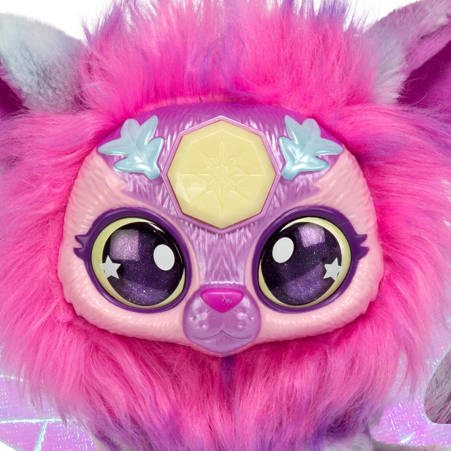 Magic Mixies Gem Surprise Cauldron Moon with Shimmer Eyes – Reveal Plush & 2 Lunar Gem Surprises (Styles Vary)