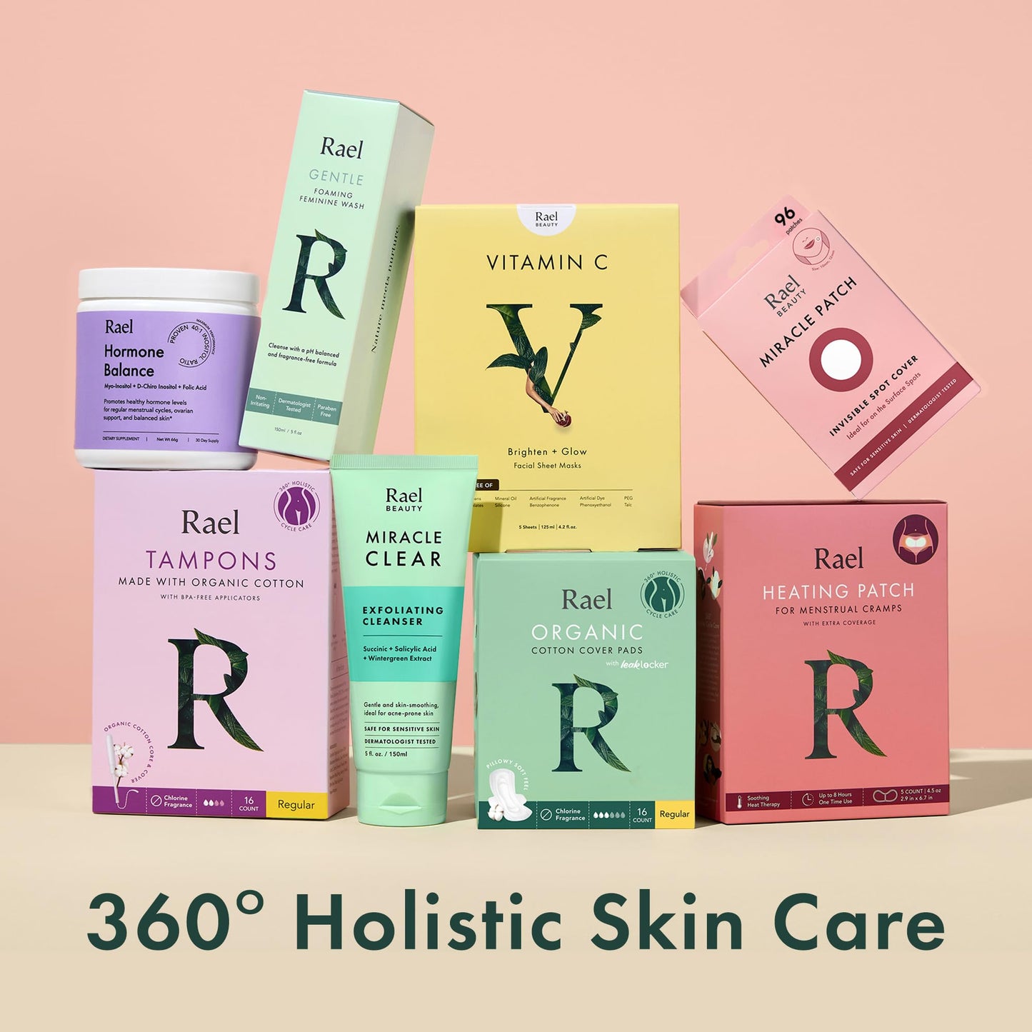 Rael Miracle Invisible Pimple Patches - Hydrocolloid Acne Spot Cover for Breakouts, Absorbs Zits & Blemishes, Korean Skincare, 2 Sizes, 96 Ct