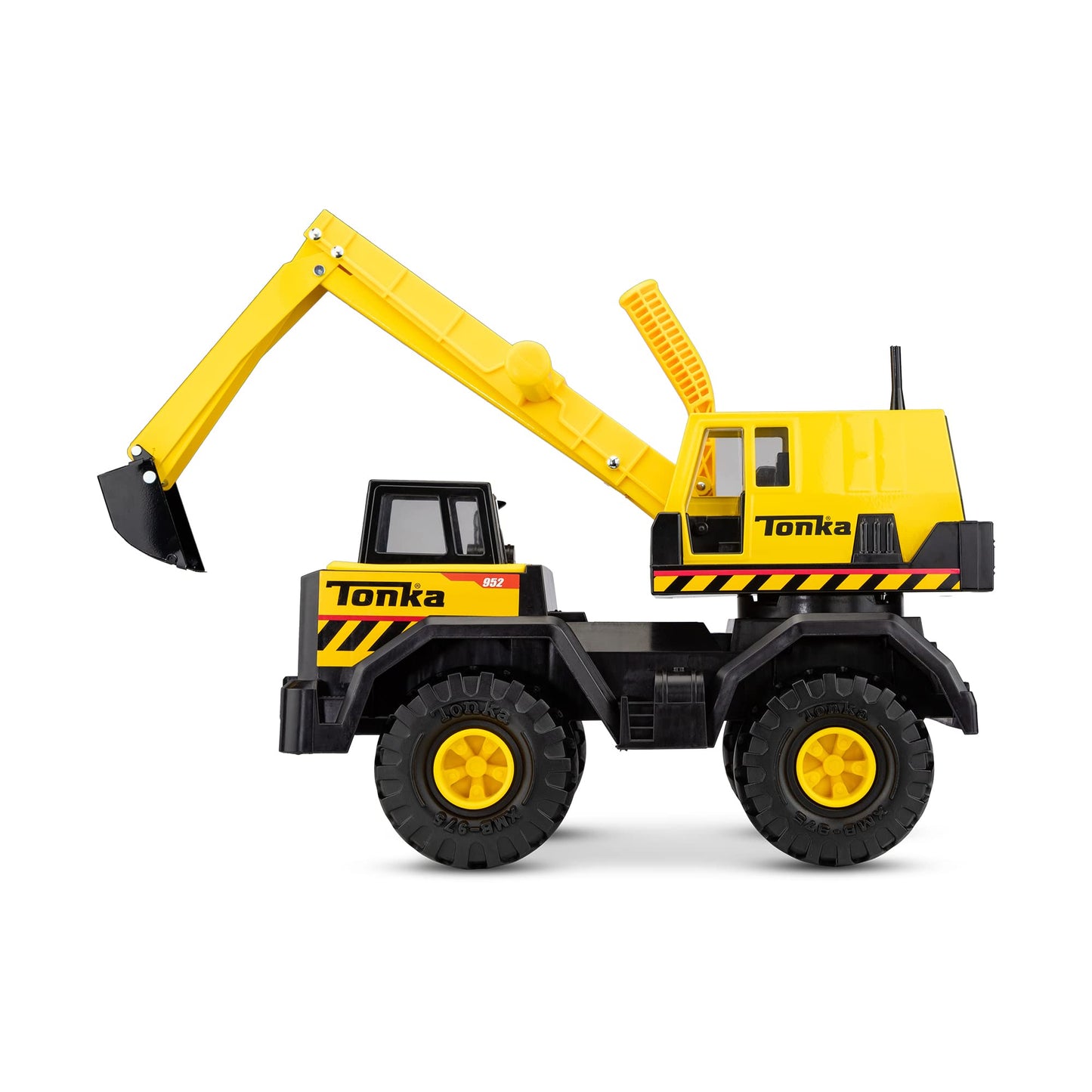 Tonka Steel Classics Mighty Excavator Truck – Yellow Friction-Powered Construction Vehicle, Steel & Plastic, Toddler Toy Gift for Boys & Girls 3+