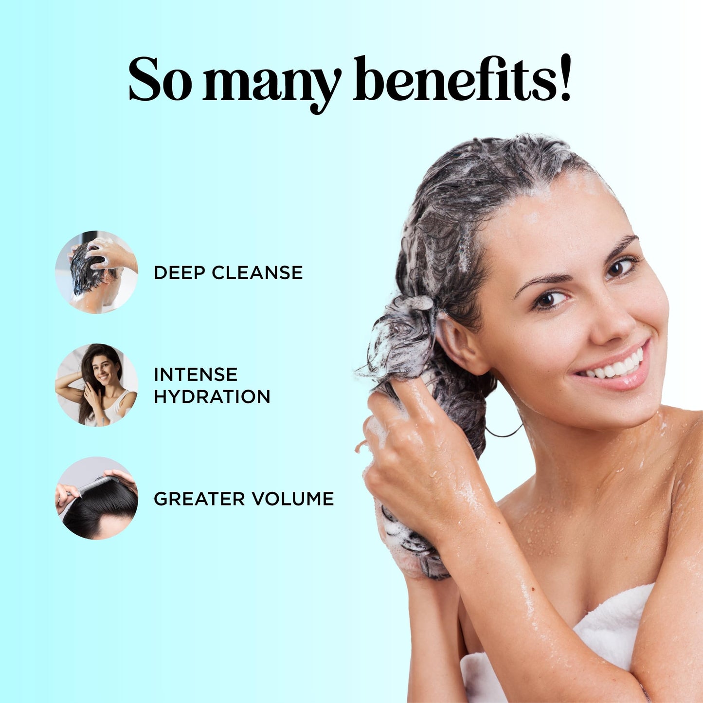 Rosemary Biotin Shampoo & Conditioner Set | Volumizing Hair Care for Thinning Hair | B Vitamin-Enriched | Color Safe, Sulfate & Paraben Free, 8 Fl Oz