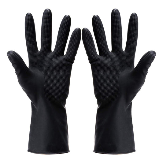 VOVCIG Hair Dye Gloves,Professional Hair Coloring Accessories for Hair Salon Hair Dyeing,2pcs（1 left+1 right）,black