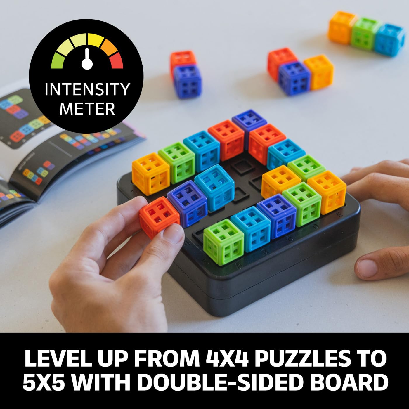 Kanoodle® SudoQube™ – 3D Brain Teaser & Pocket Sudoku Game, Handheld Color Puzzle for Travel, Educational Gift for Kids, Teens & Adults 7+