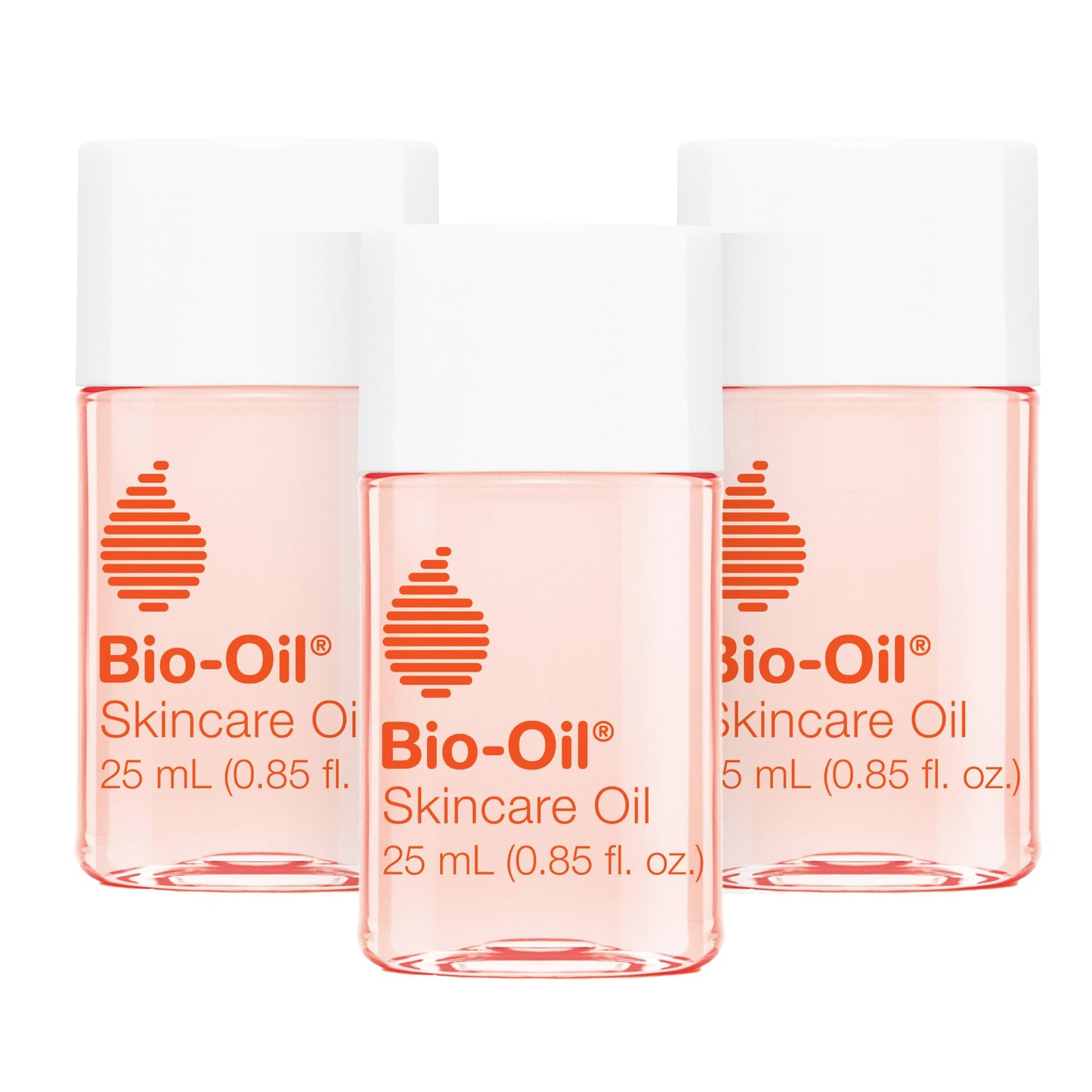 Bio-Oil Skincare Body Oil for Scars & Stretch Marks, Face & Body Moisturizer with Vitamins E & A, Sensitive Skin, Travel Size 3-Pack