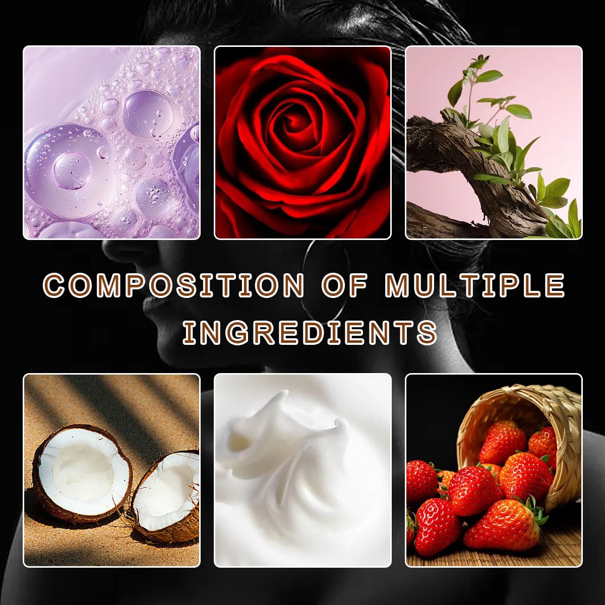 VEBERO Pheromone Hair Perfume for Women 50ml – Long Lasting Fresh Fragrance Spray & Roll-On Oil, Enhances Charm, Perfect Gift for Her