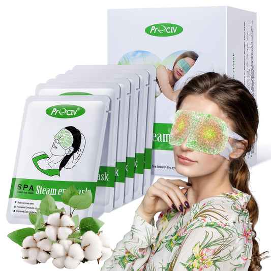 16-Pack Steam Eye Masks – Disposable Warm Eye Compress for Dry Eyes, Sleep & SPA, Moist Heat for Relaxation, Soothing Eye Fatigue
